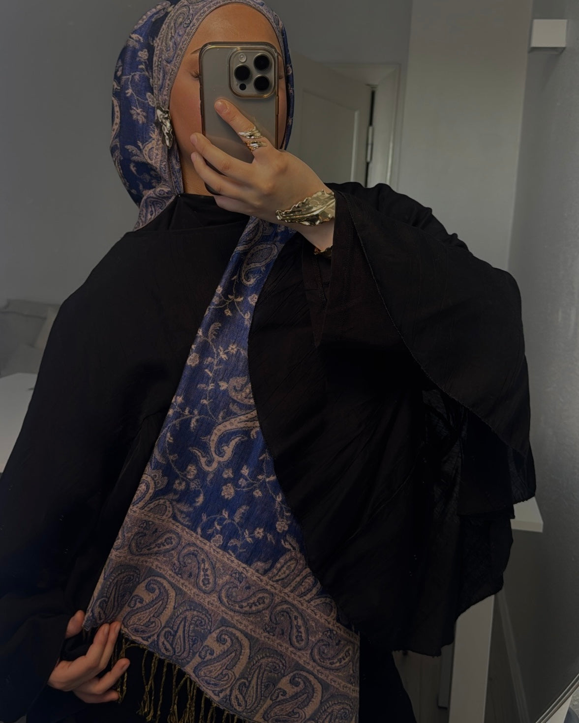 Blueberry Breeze – Premium Pashmina Hijab