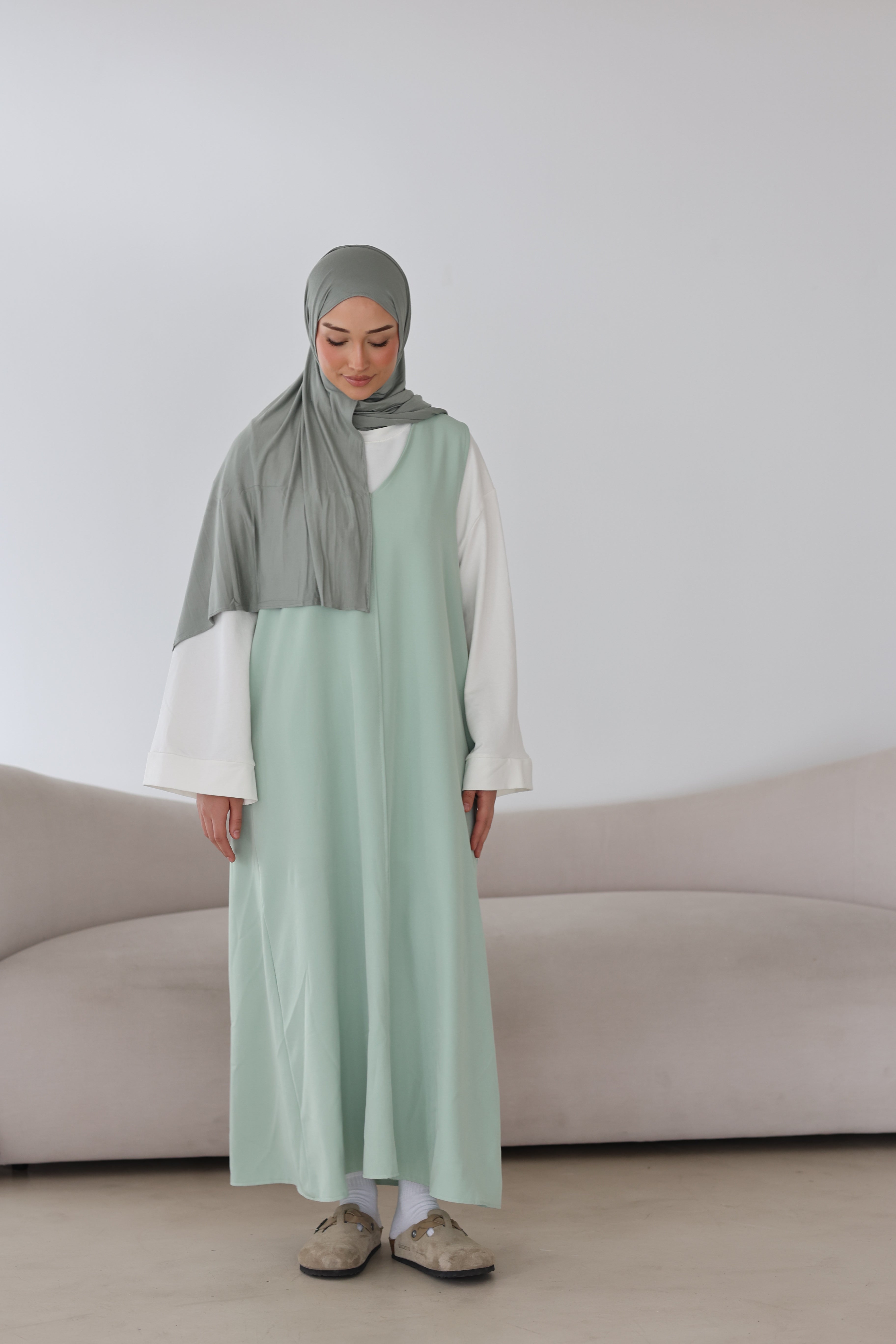 Ärmelloses Maxikleid