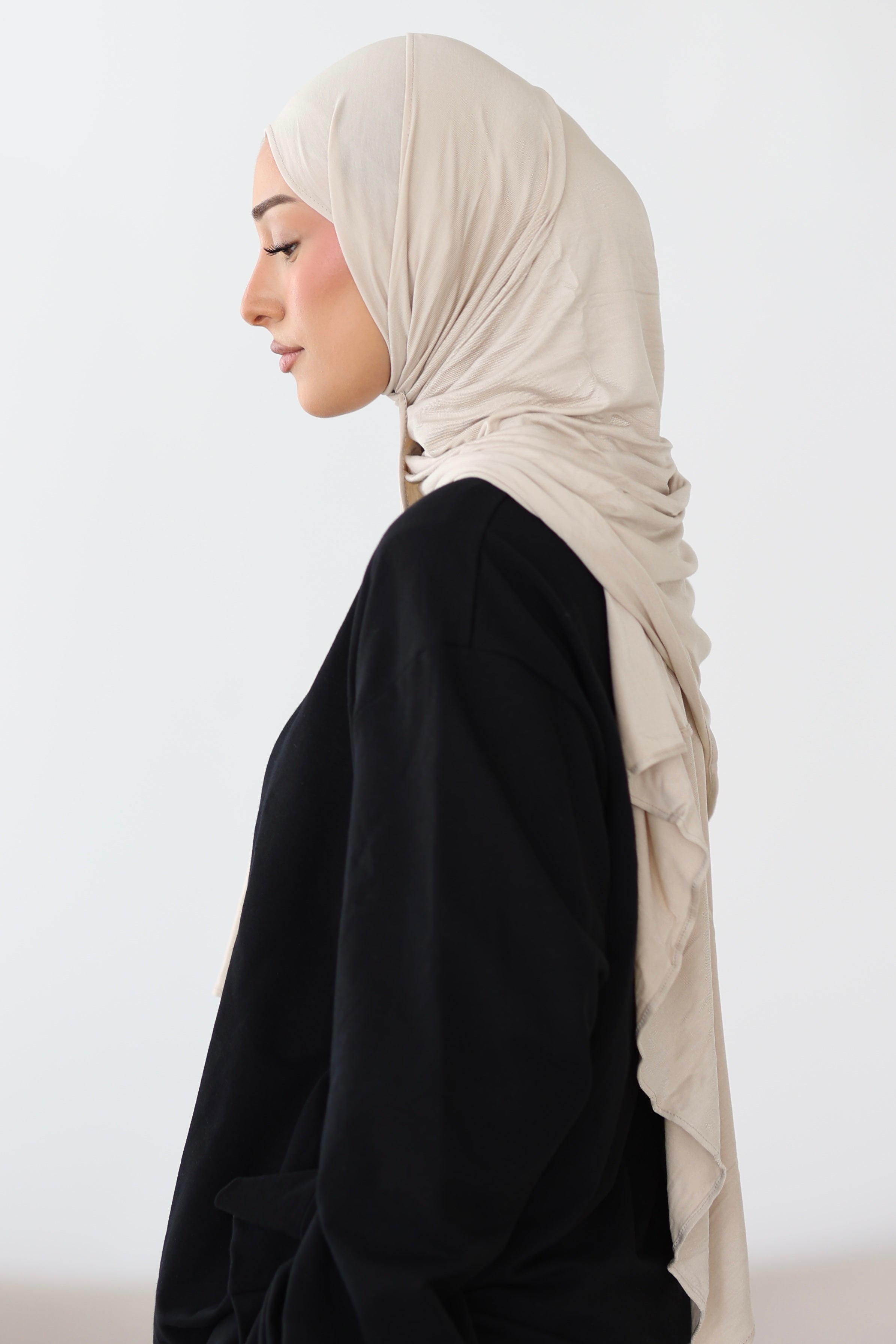 Premium Jersey in Beige