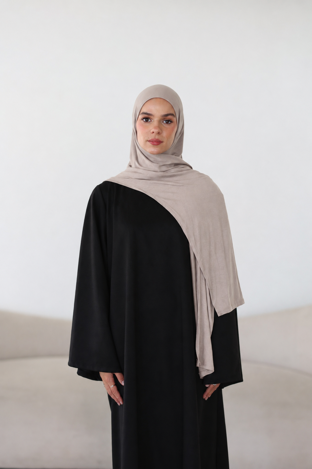 Easy Jersey Hijab in Beige