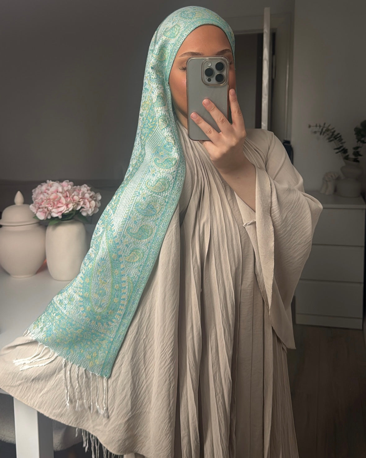 Pistachio Dream – Premium Pashmina Hijab