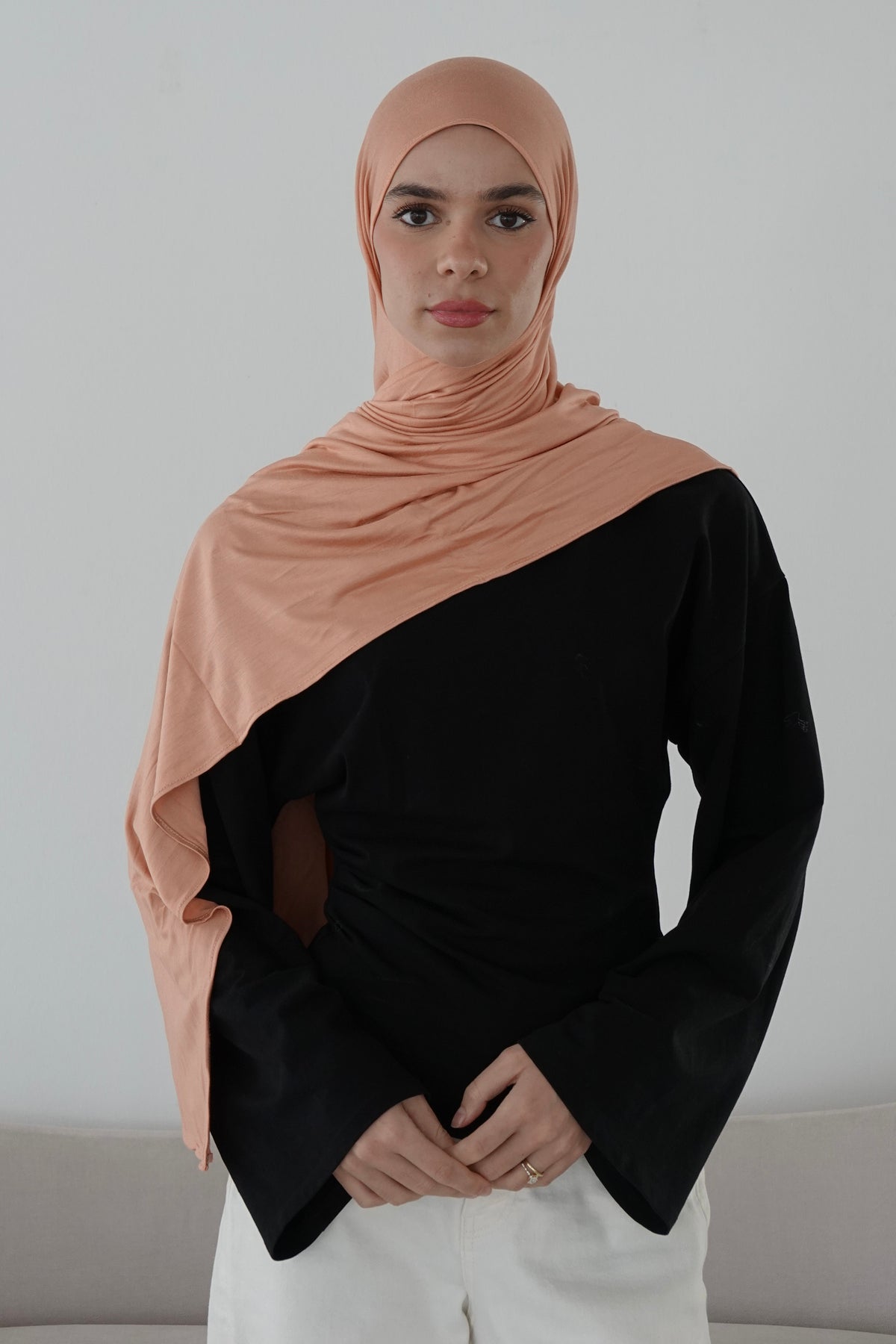 Premium Jersey in Peachy