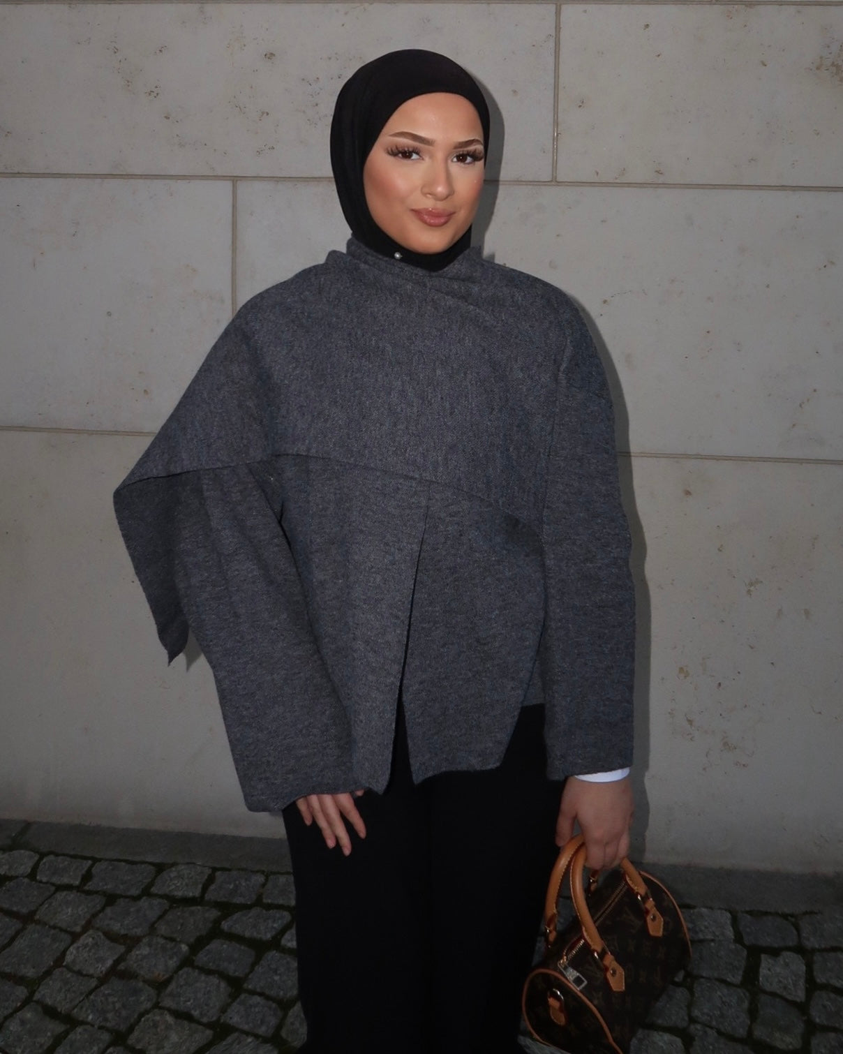 Smoky Grey – Asymmetric Jacket