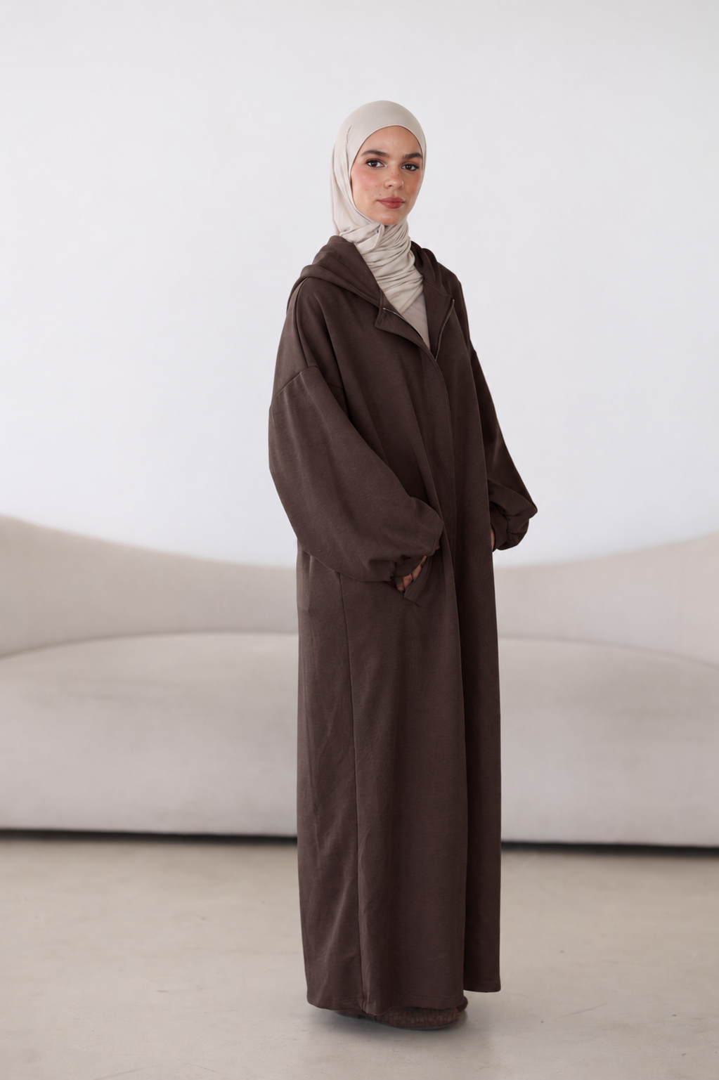 Lana Long Sweatjacke