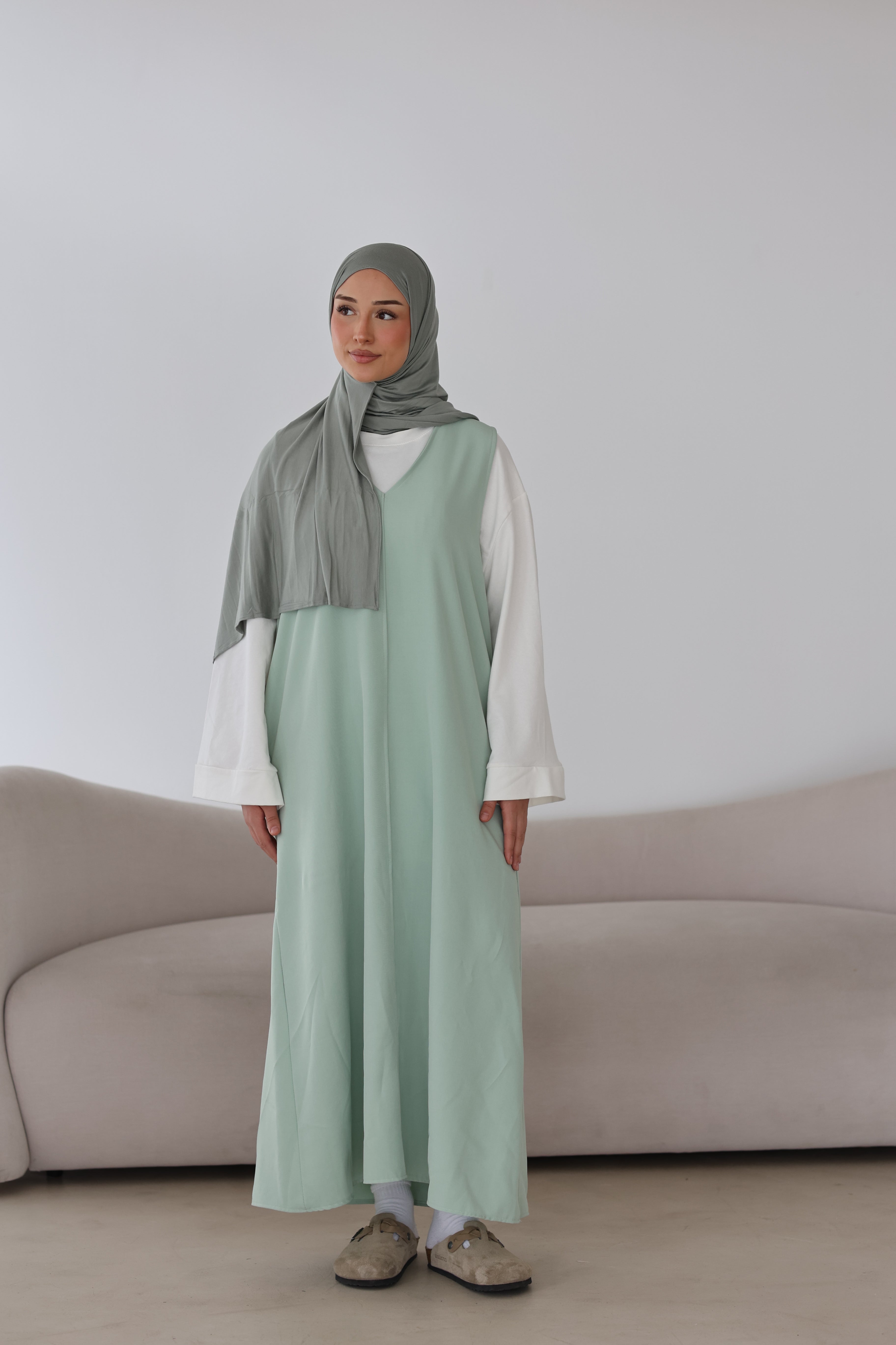 Ärmelloses Maxikleid