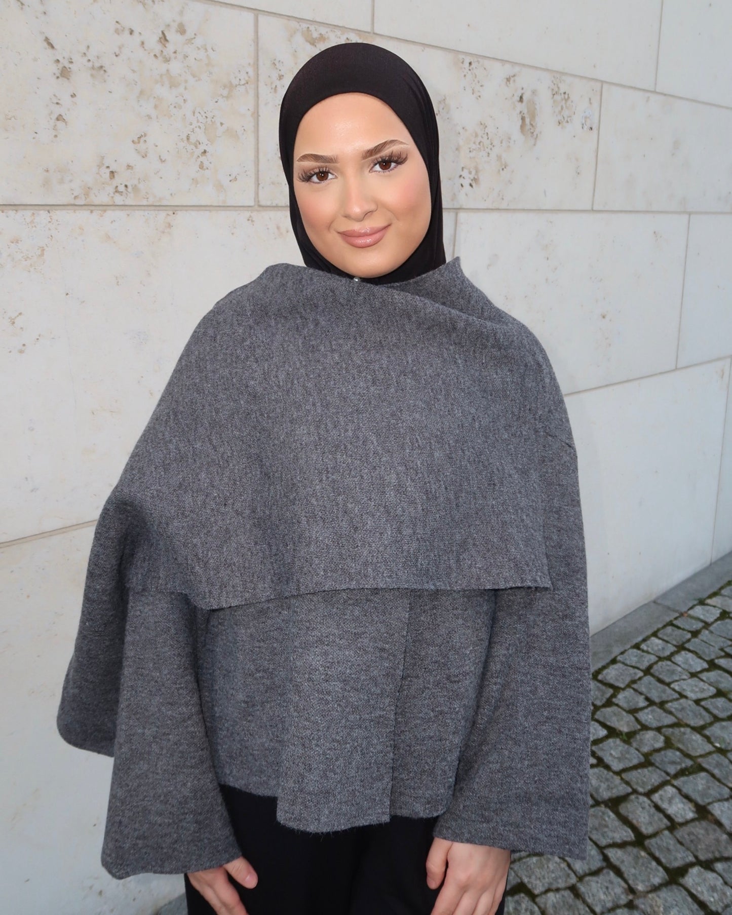 Smoky Grey – Asymmetric Jacket