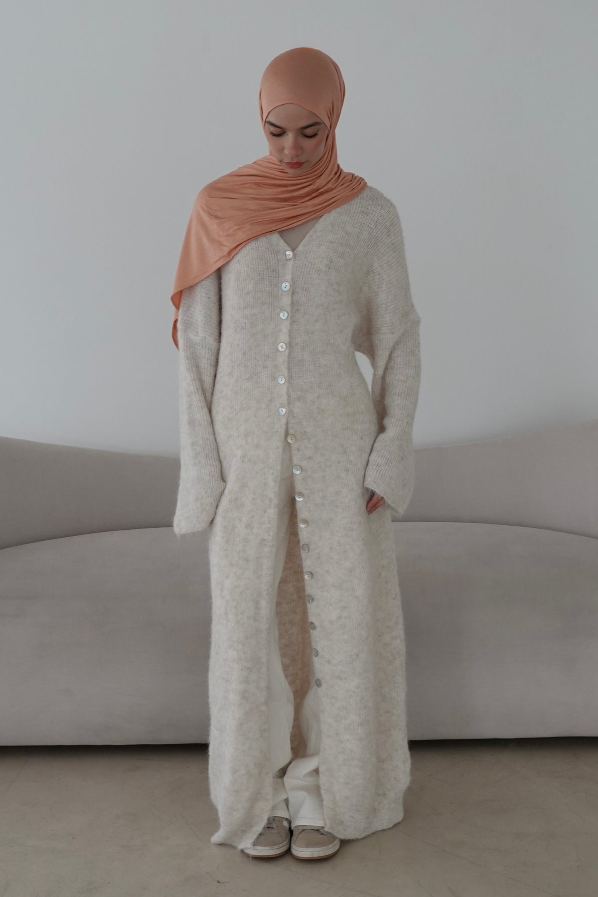 Langer Cardigan