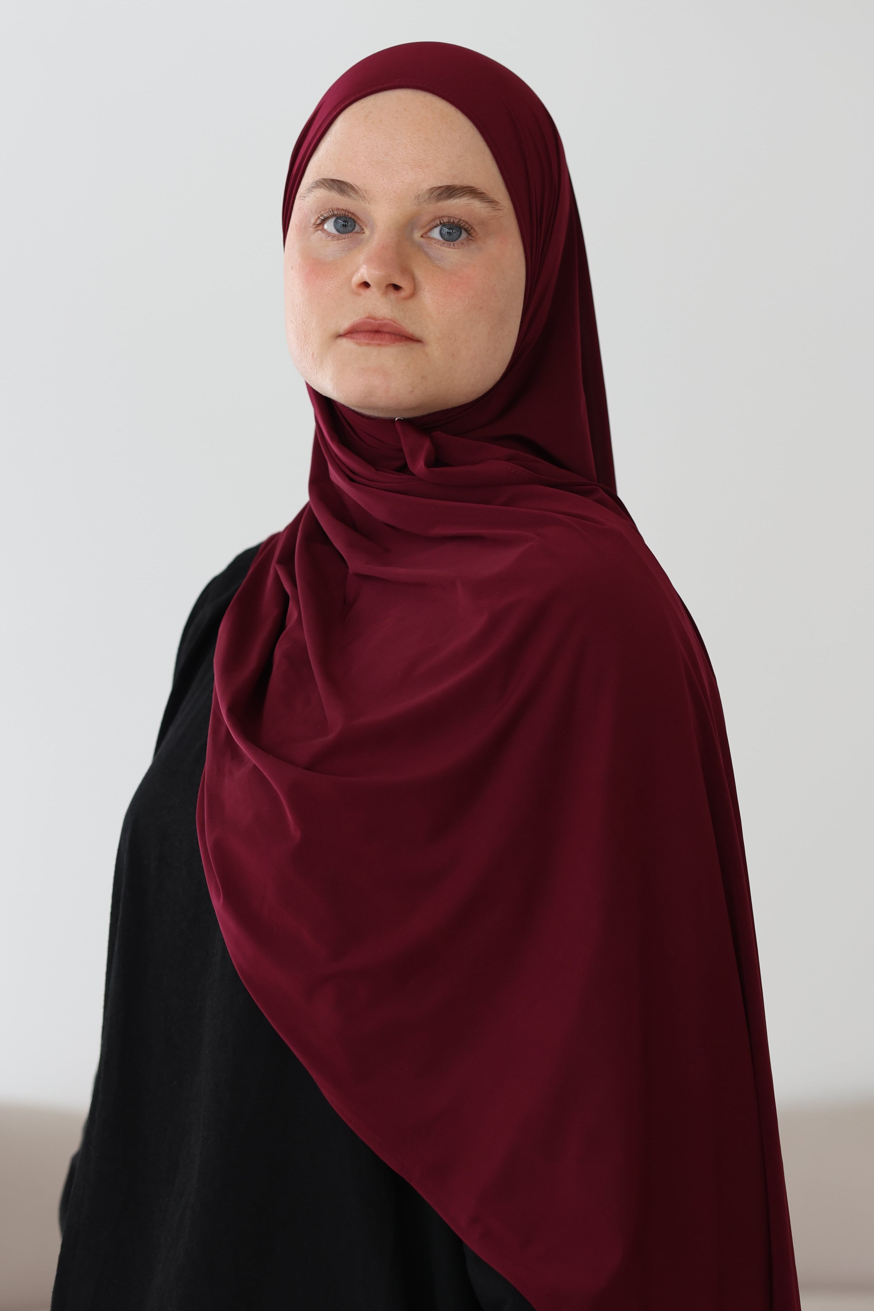 Liquid Jersey in Dark Cherry