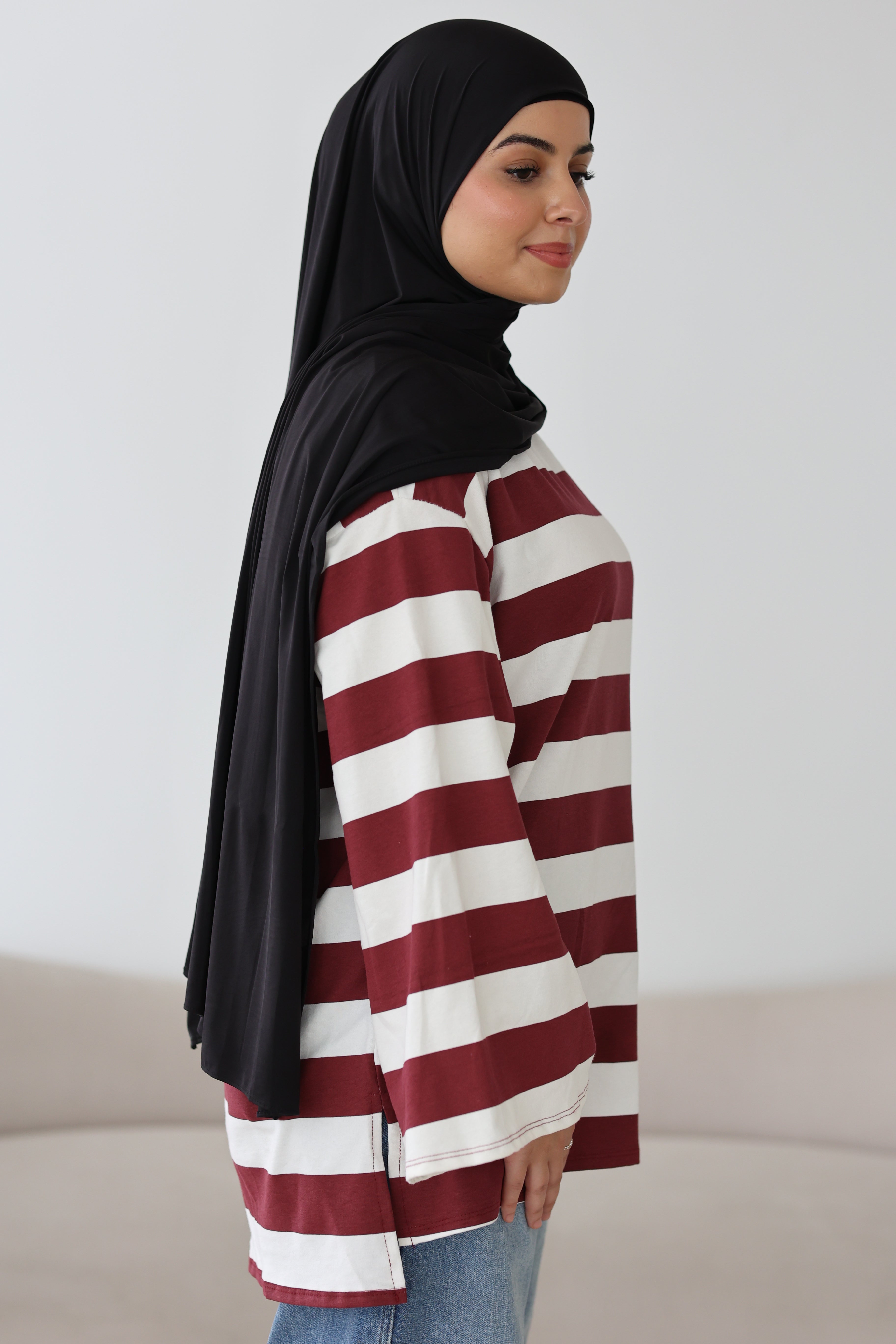 Gestreiftes Basic Longsleeve