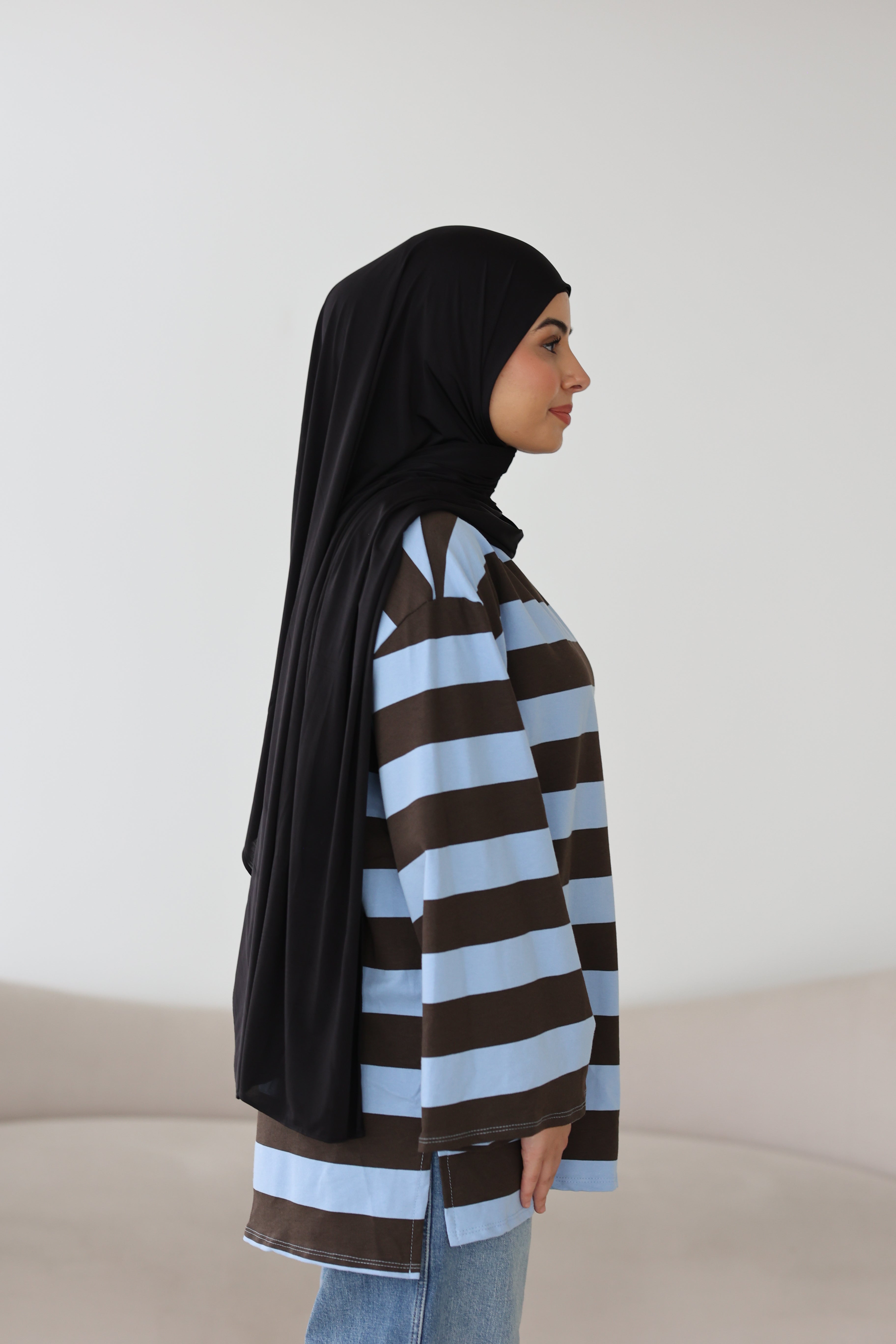 Gestreiftes Basic Longsleeve