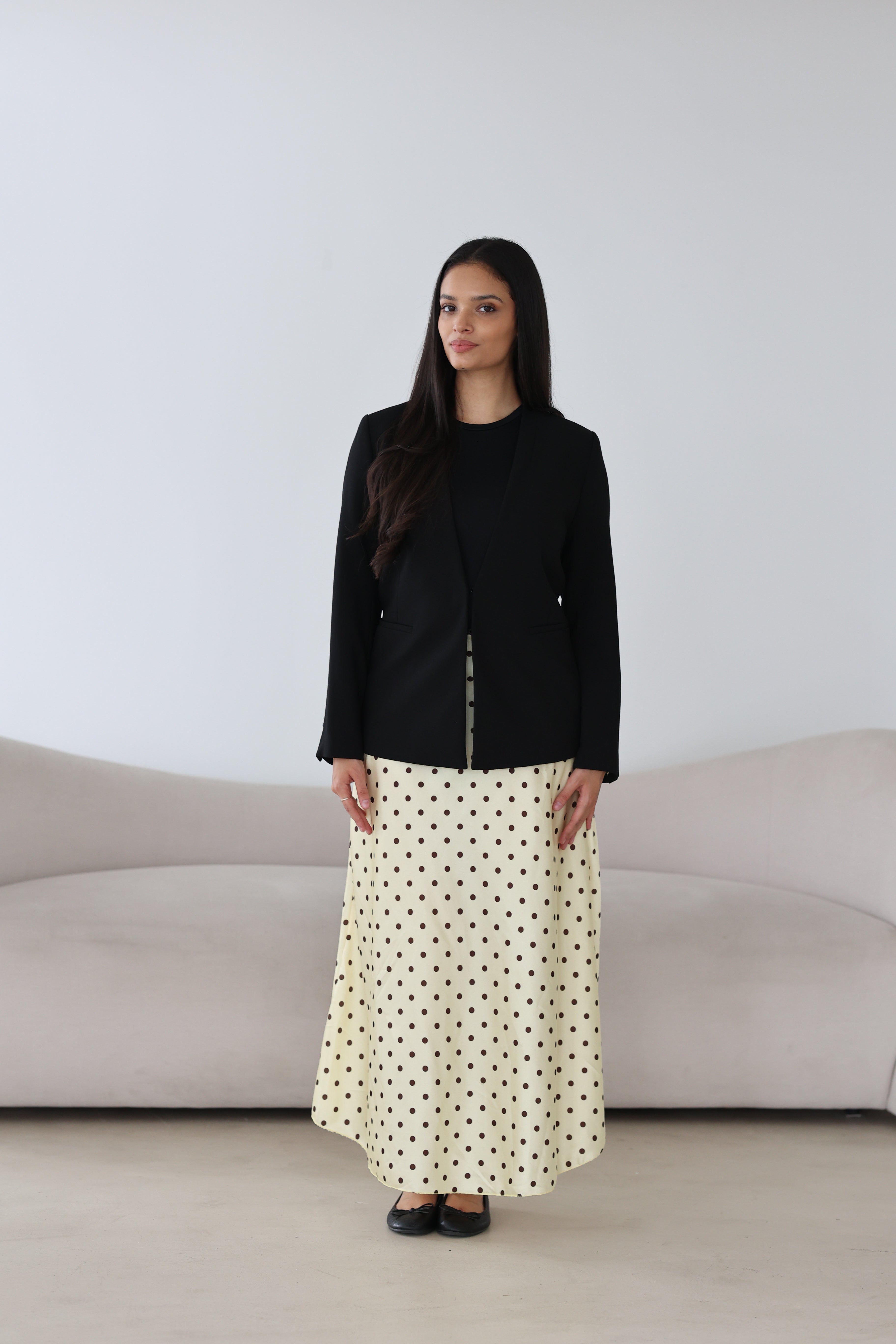 Polka Dot Satinrock