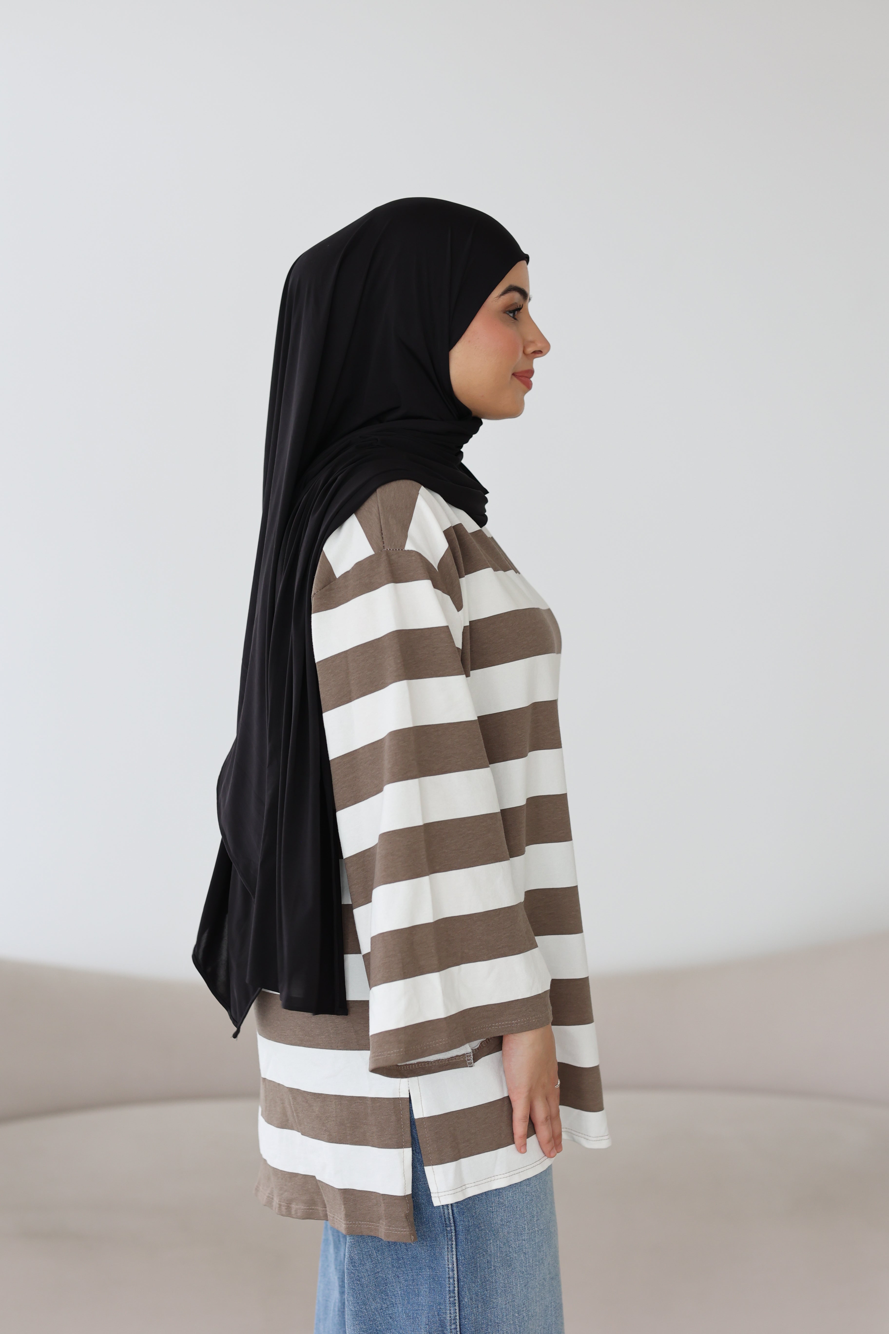 Gestreiftes Basic Longsleeve