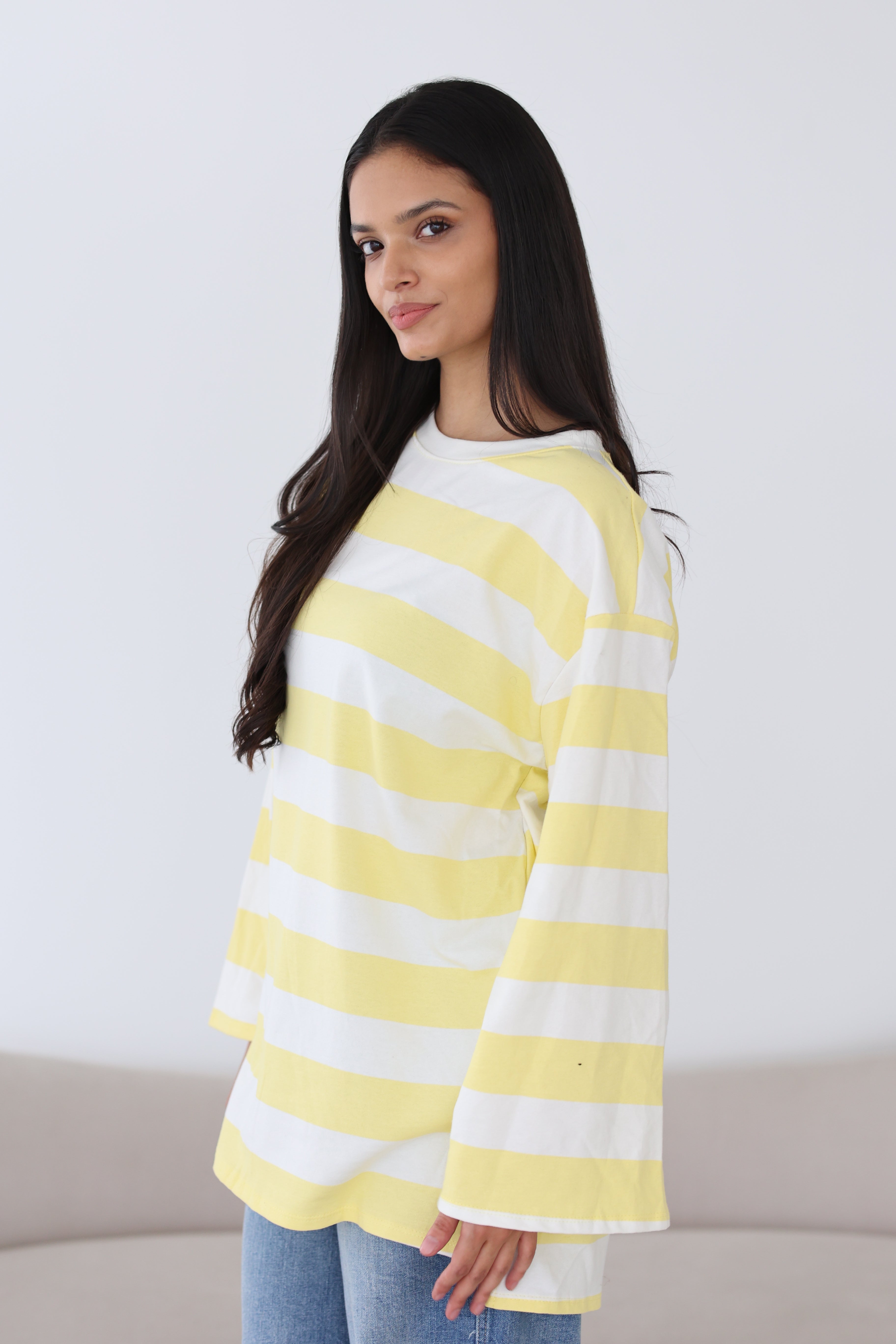 Gestreiftes Basic Longsleeve