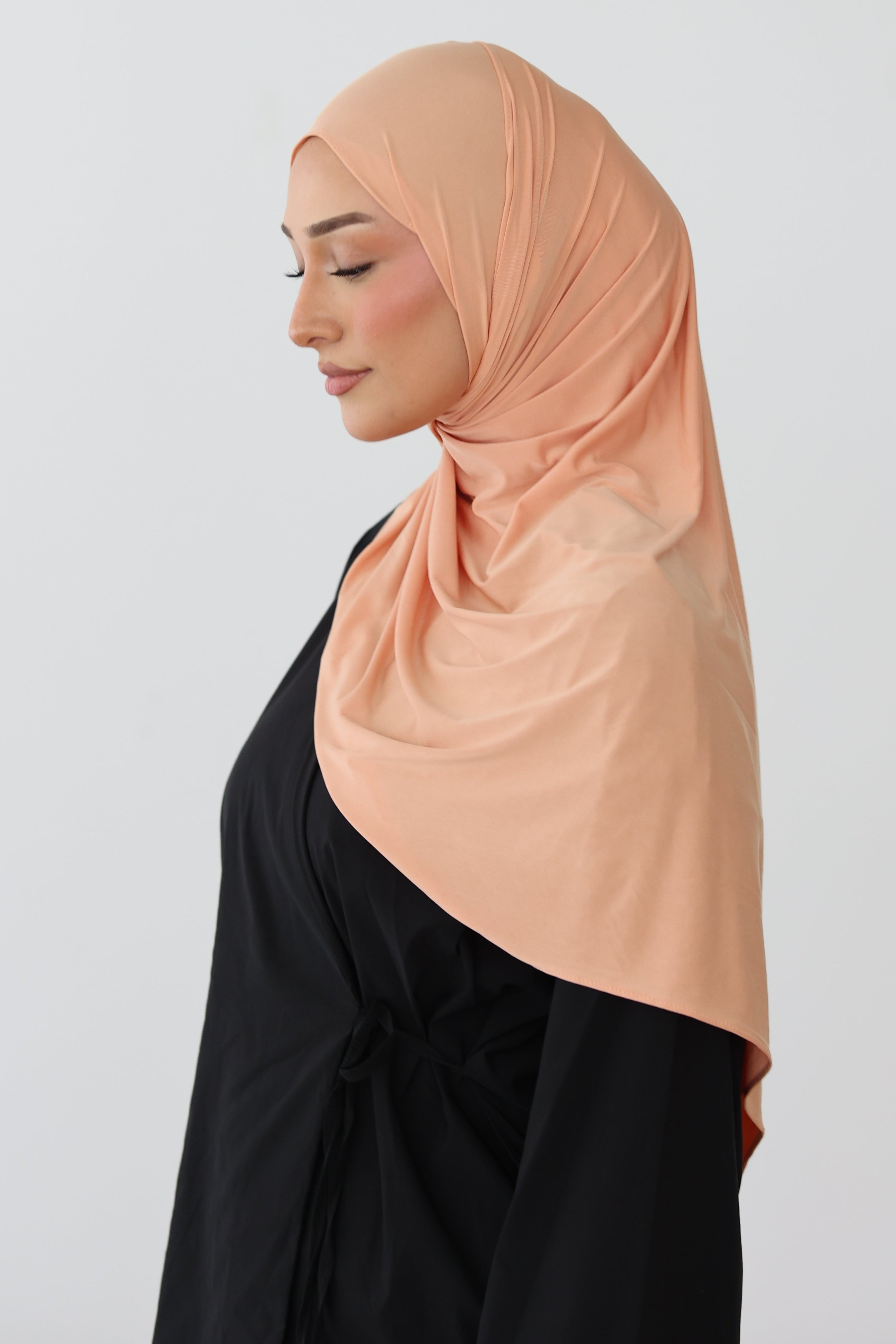 Liquid Jersey in Apricot