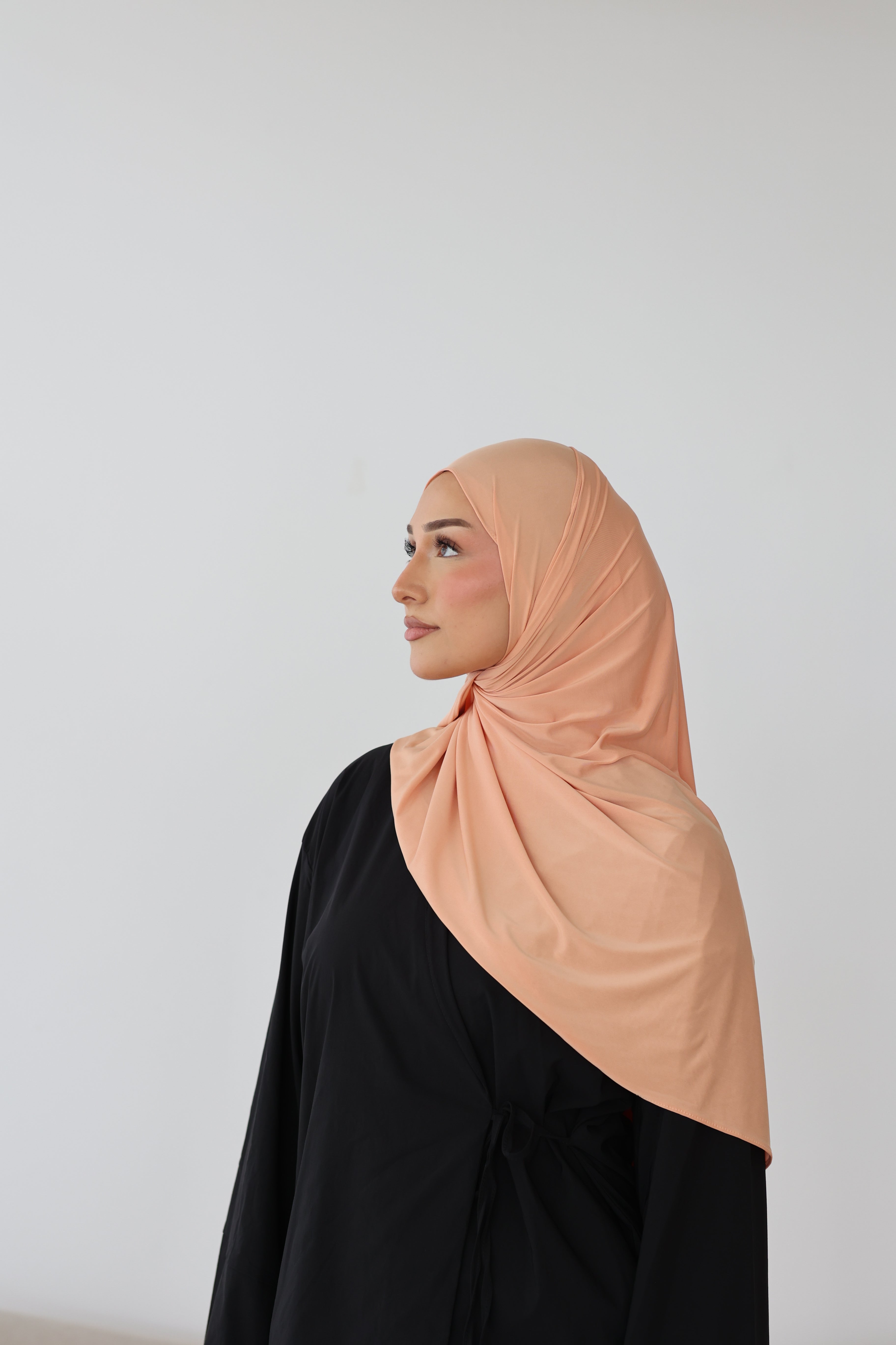 Liquid Jersey in Apricot