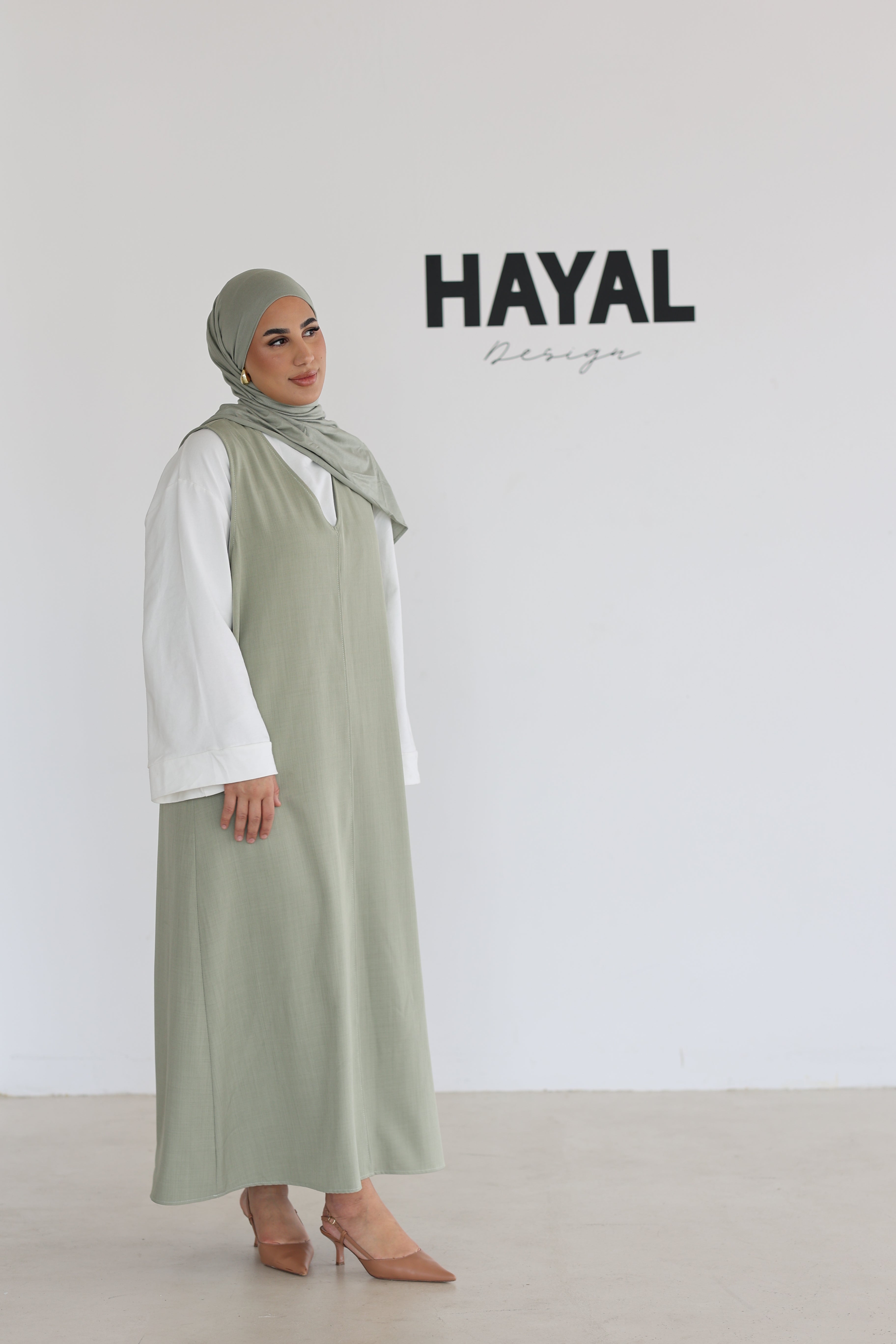 Ärmelloses Maxikleid