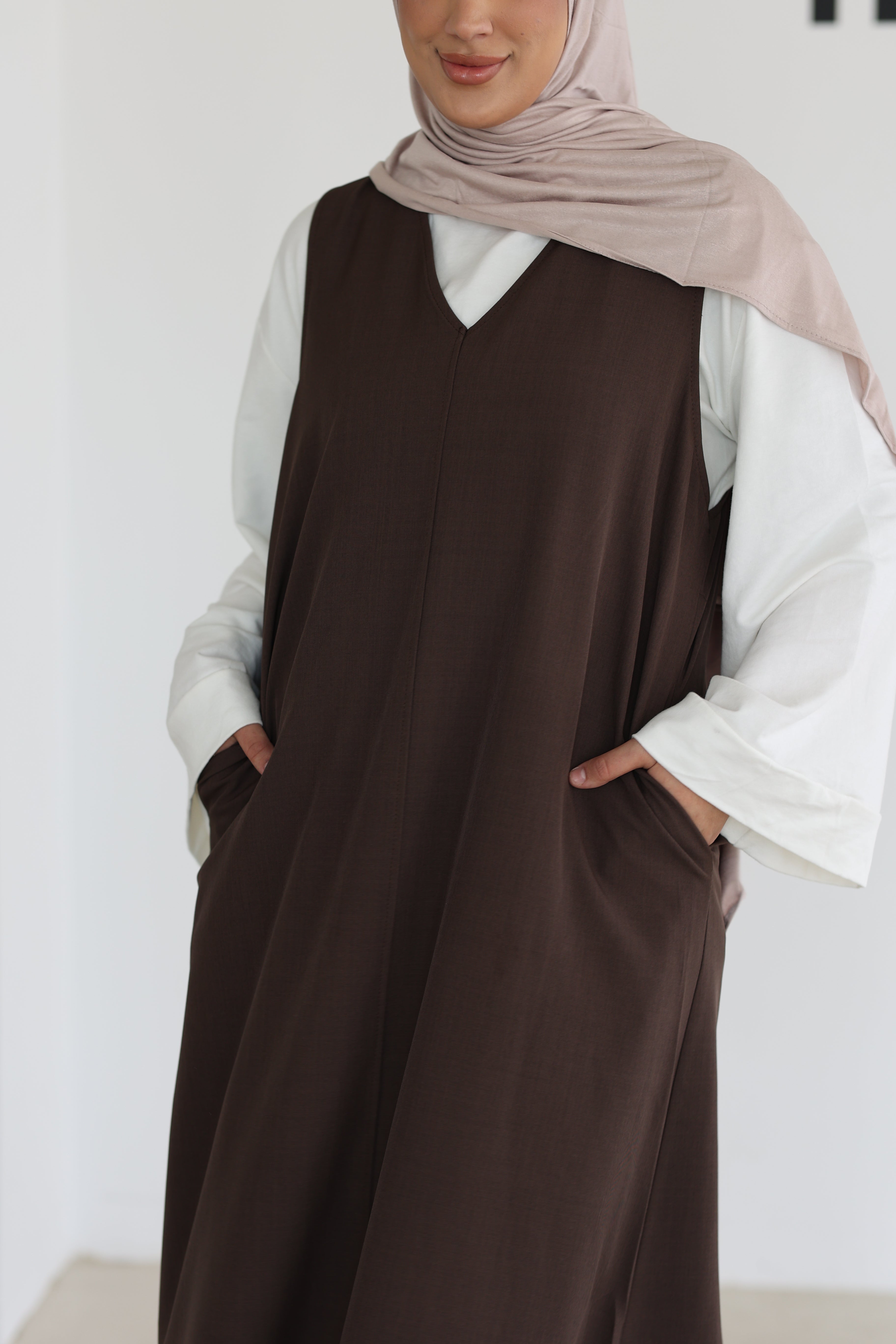 Ärmelloses Maxikleid