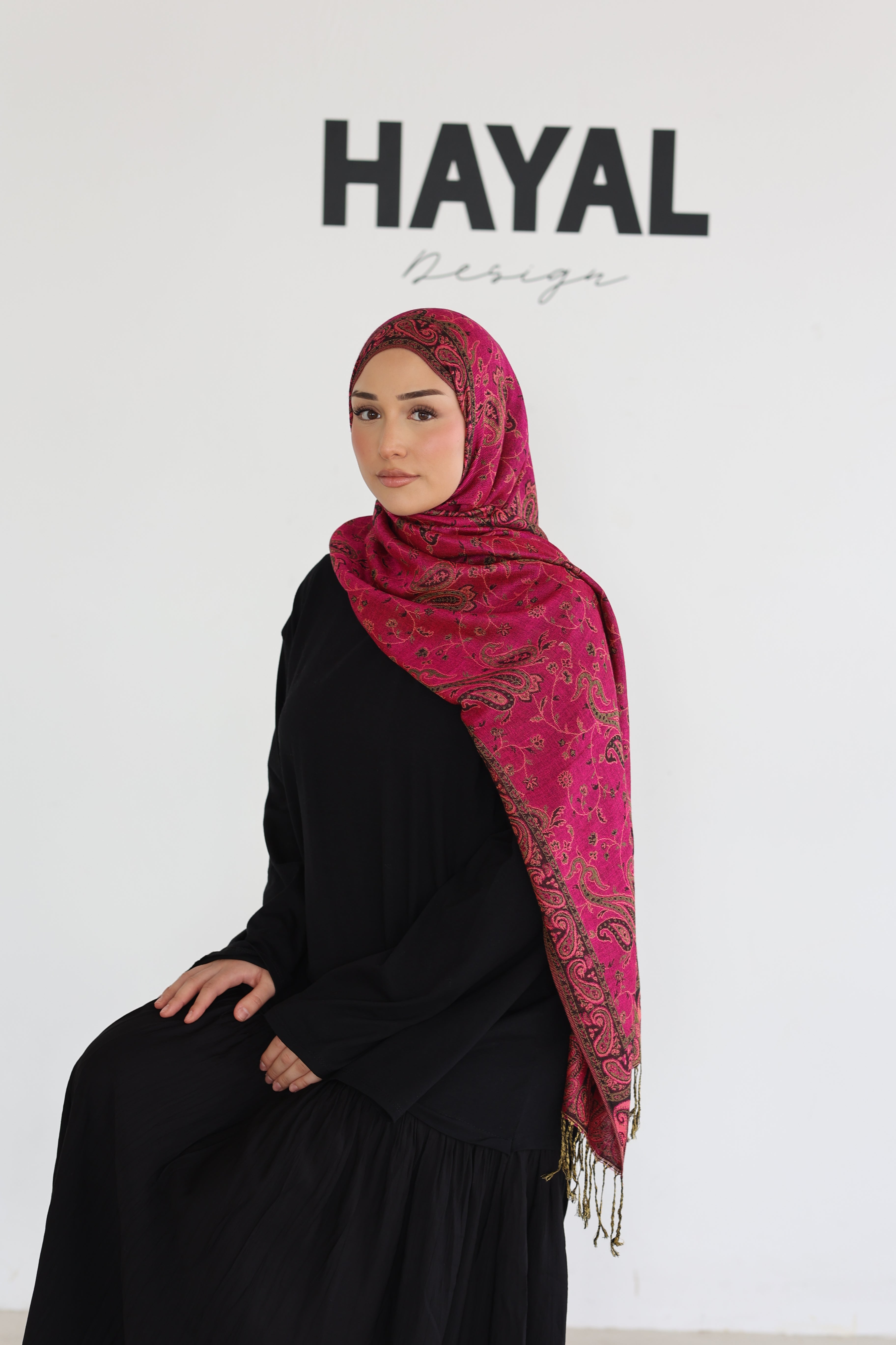 Premium Pashmina in Cotton Candy
