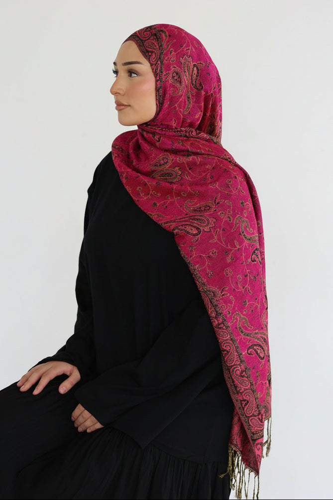 Premium Pashmina in Cotton Candy