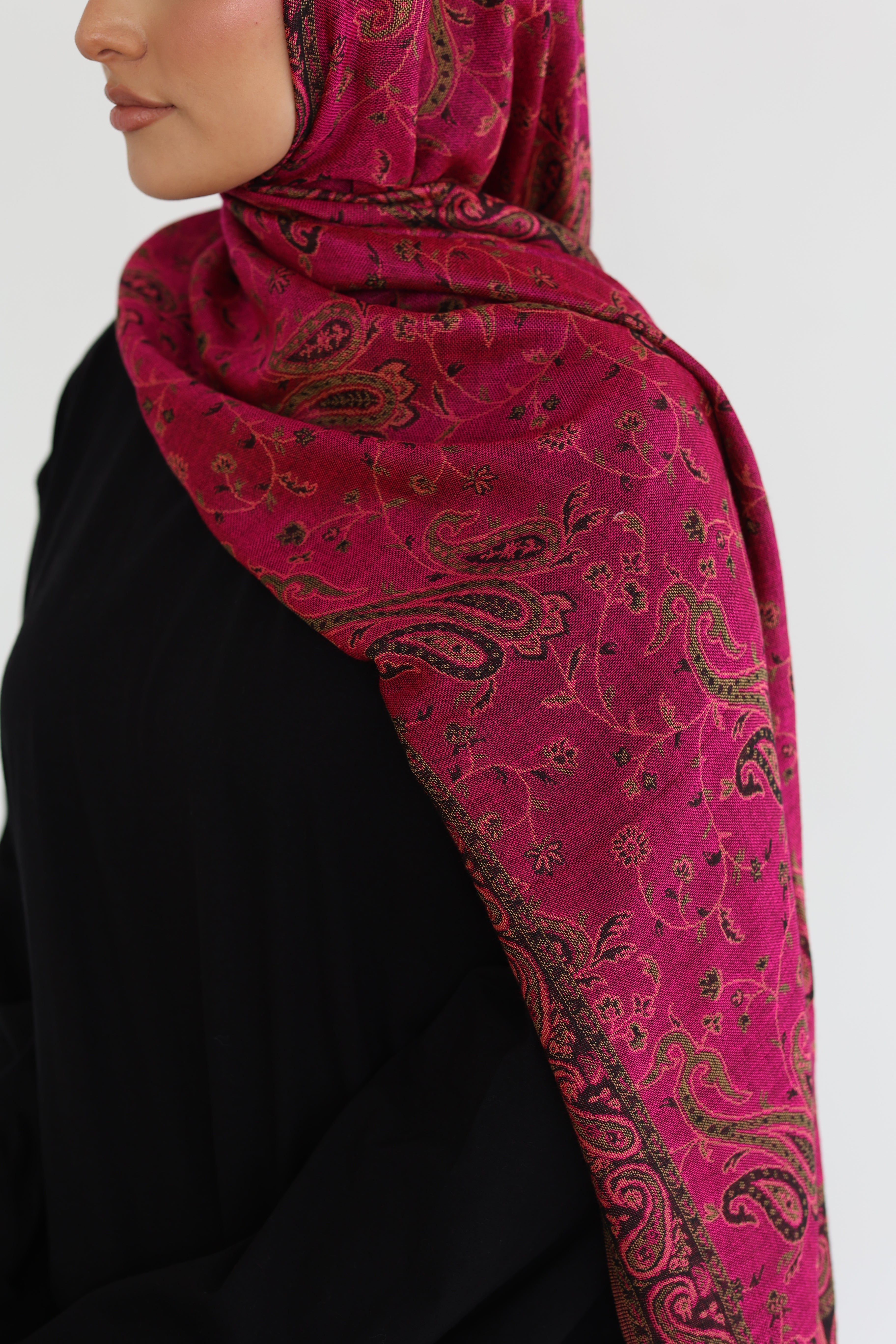 Premium Pashmina in Cotton Candy