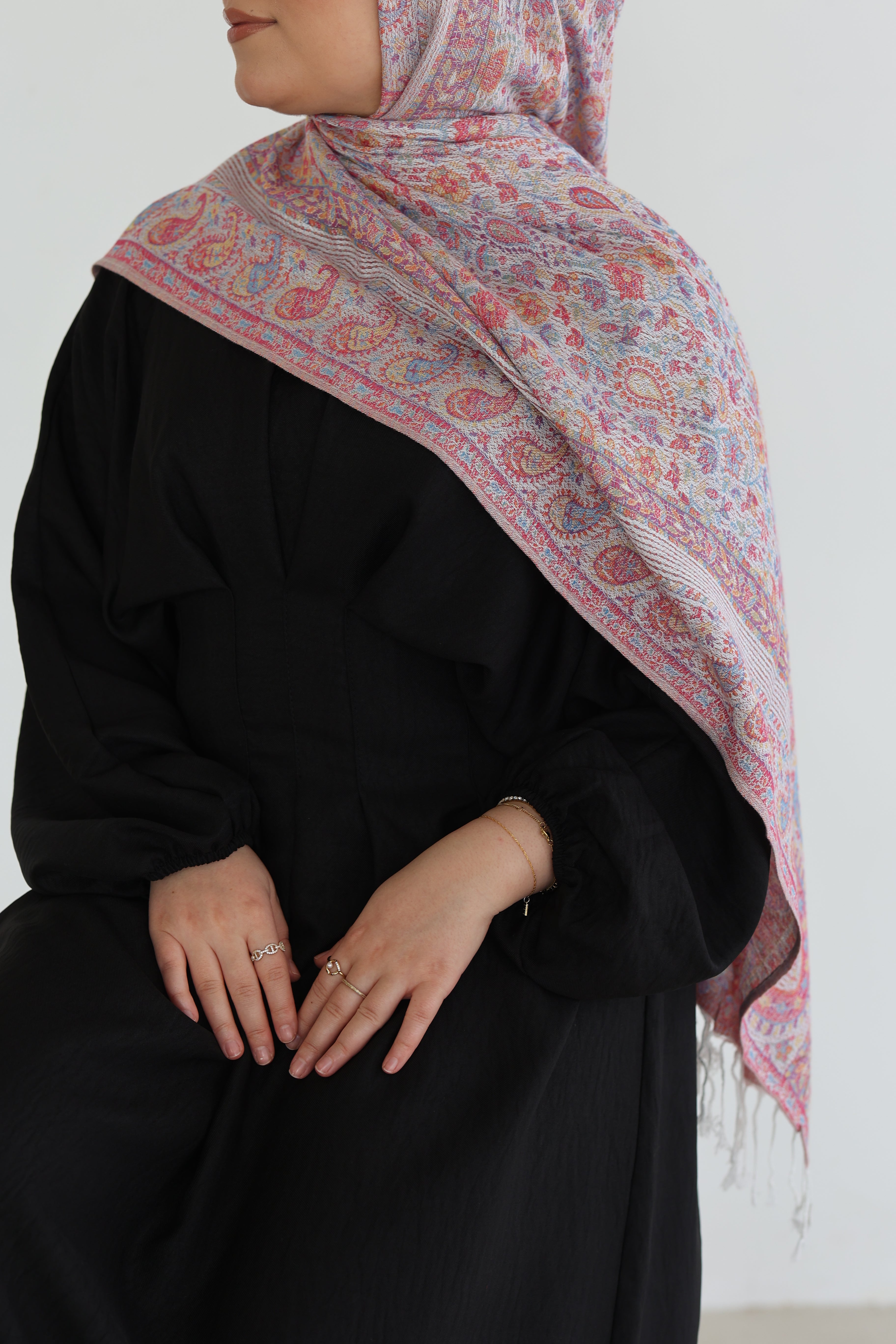 Premium Pashmina in Blush Berry