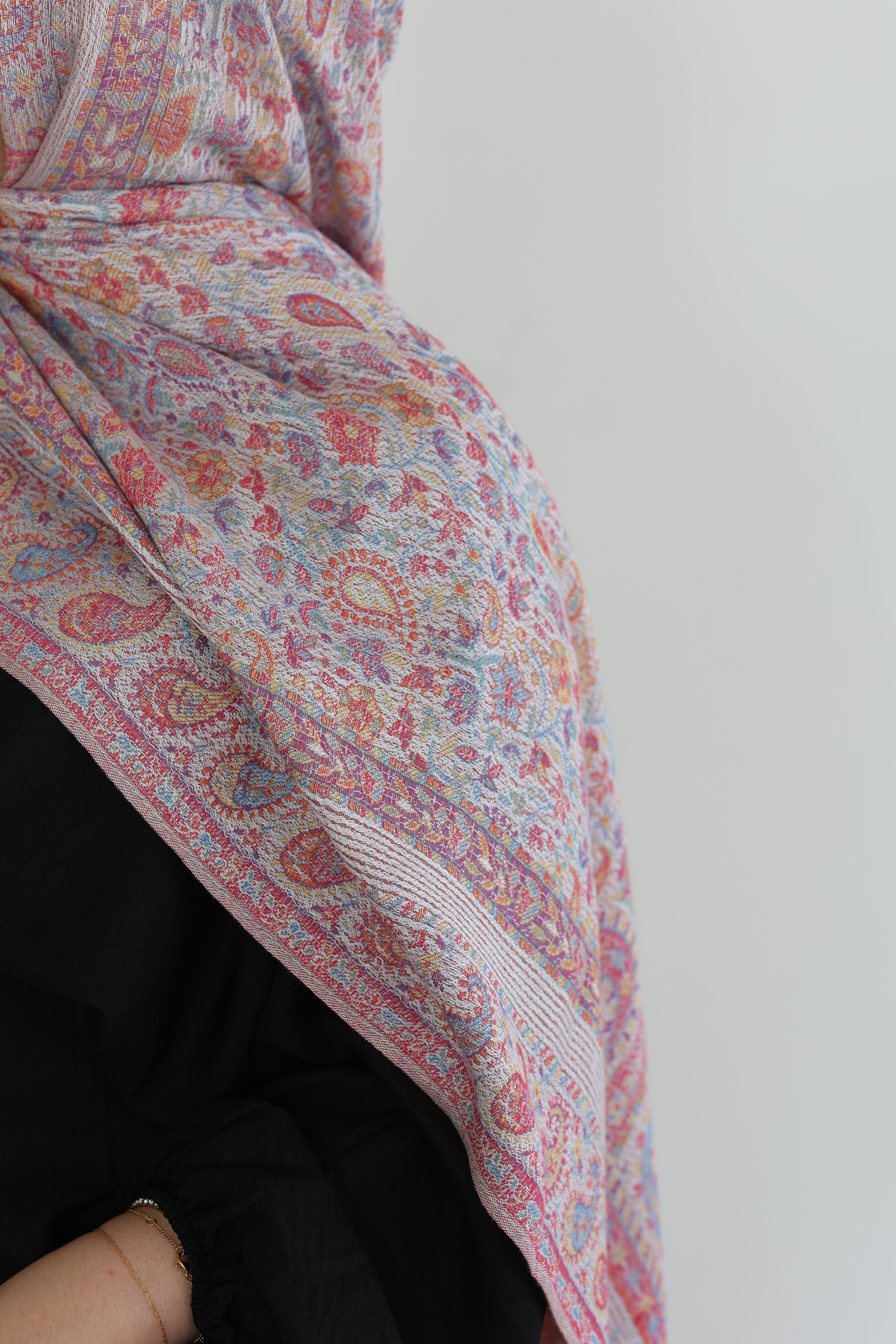 Premium Pashmina in Blush Berry