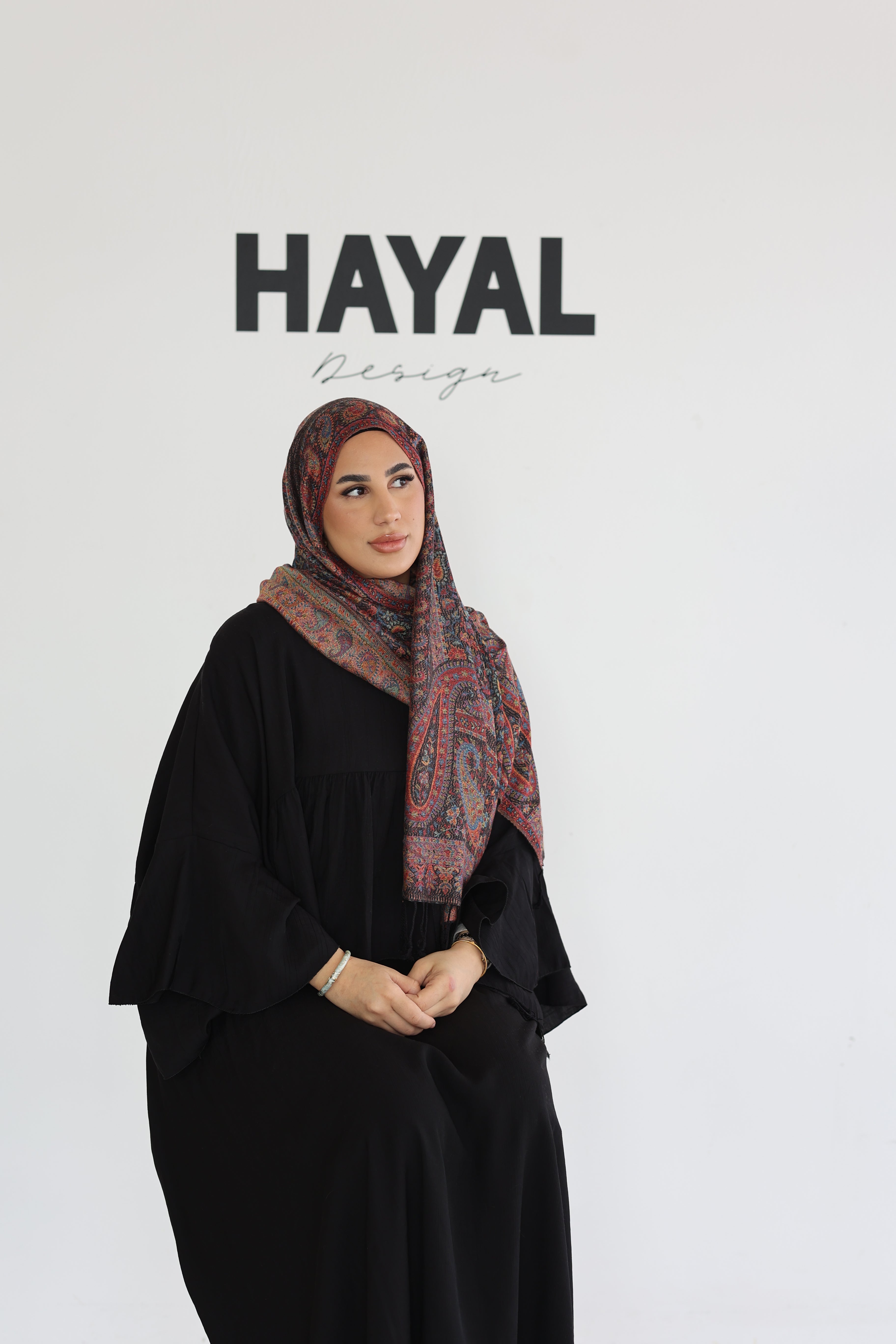 Premium Pashmina in Black Pearl