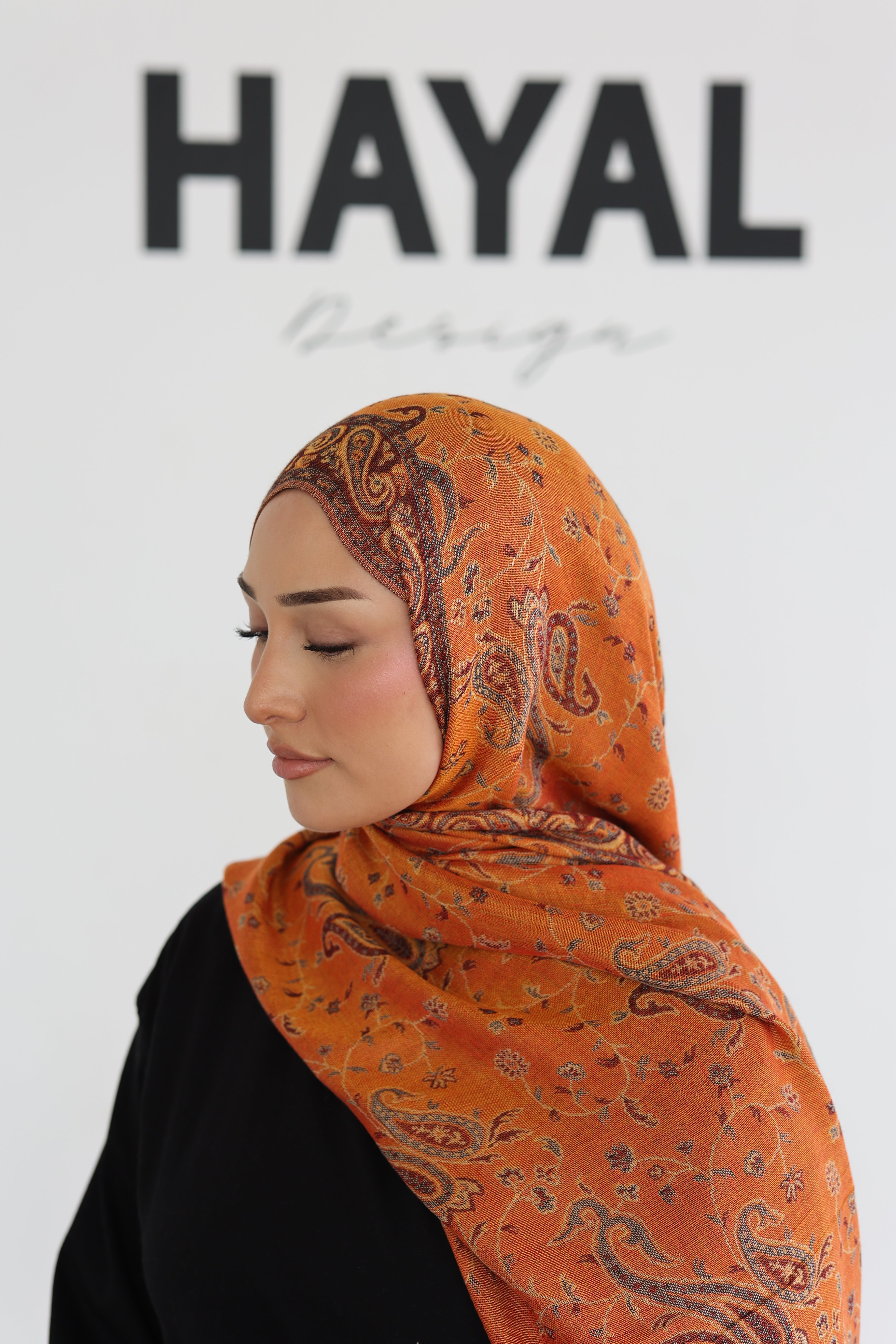 Premium Pashmina in Honey Mango