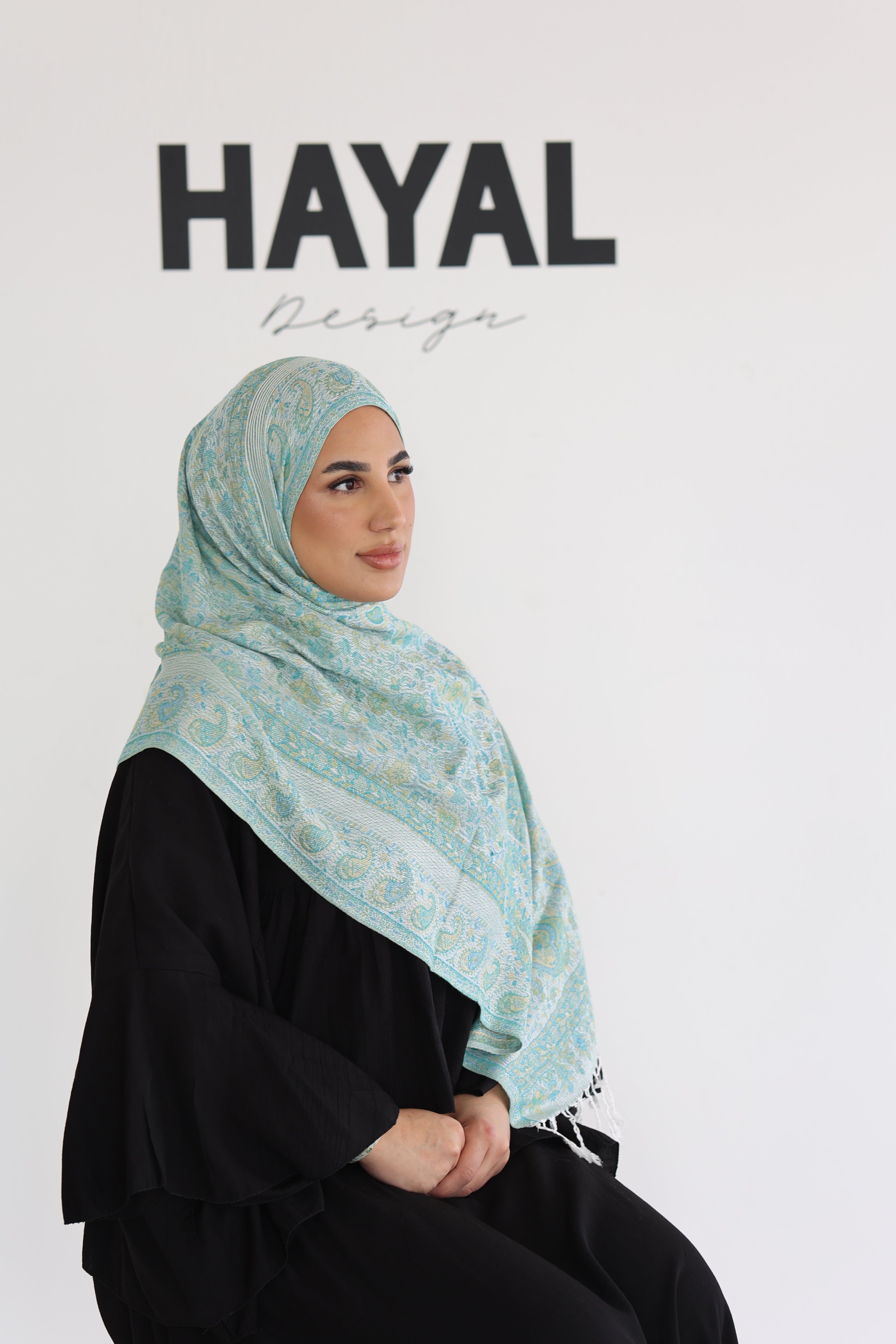 Premium Pashmina in Pistachio Dream