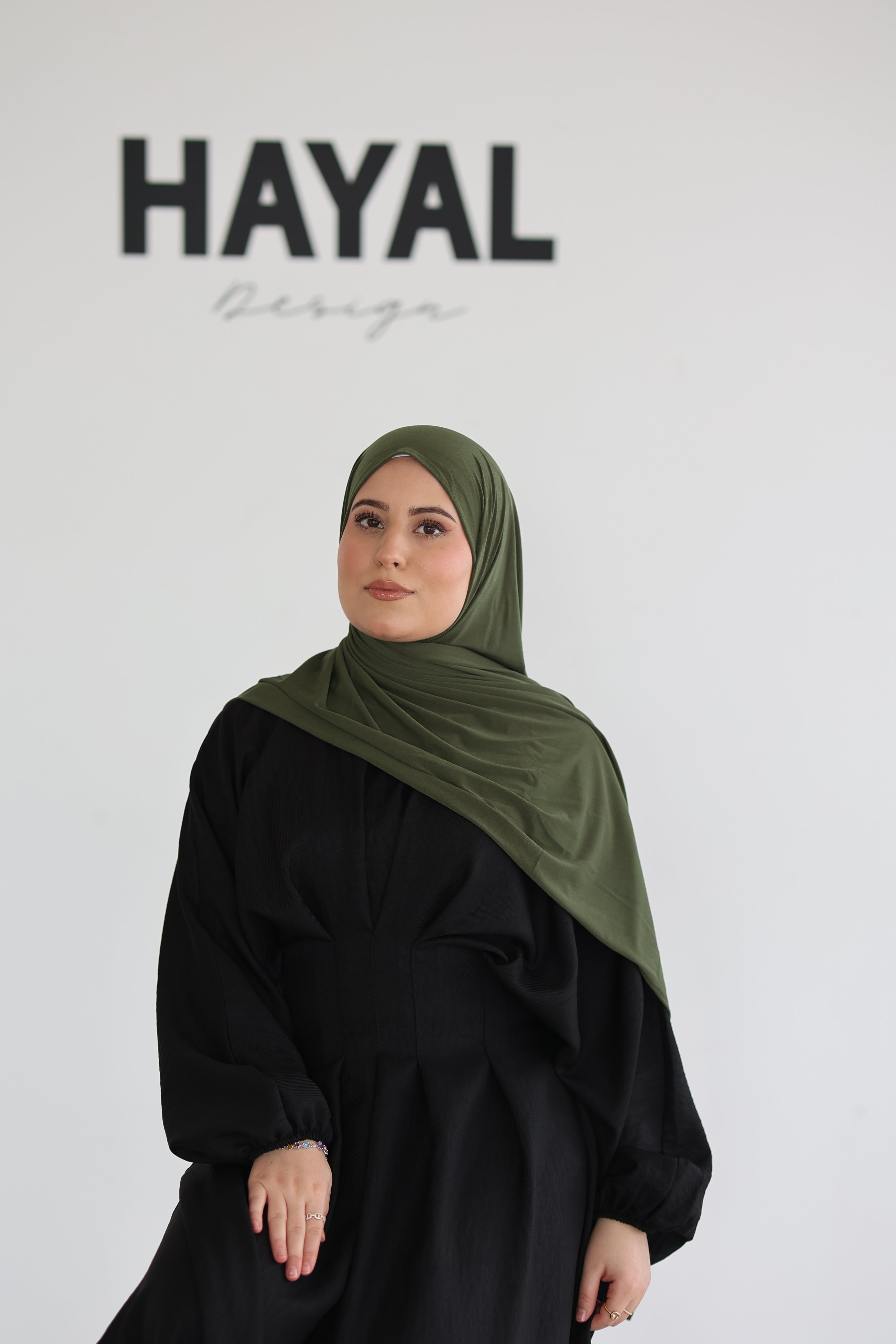 Liquid Jersey in Olive