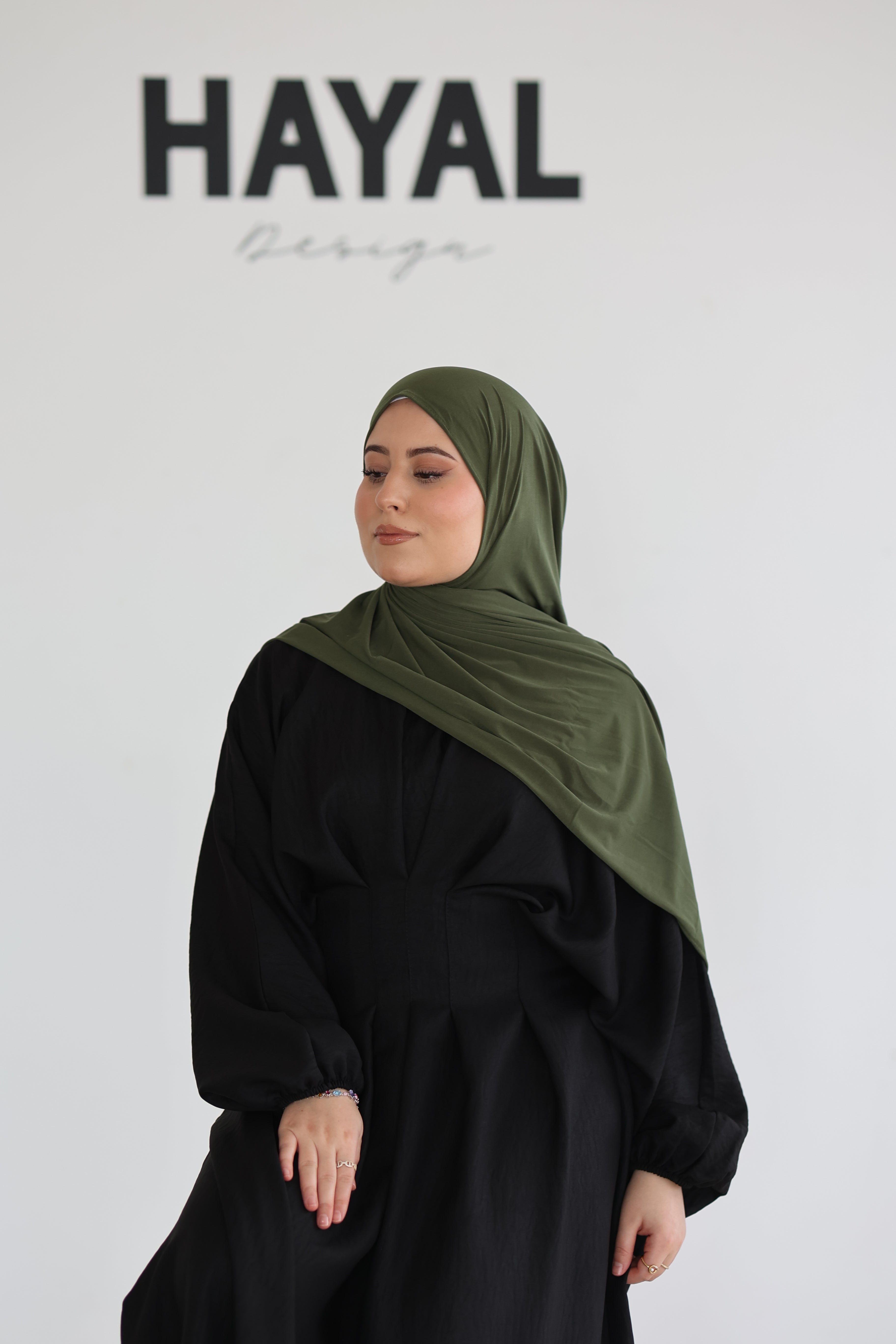 Liquid Jersey in Olive