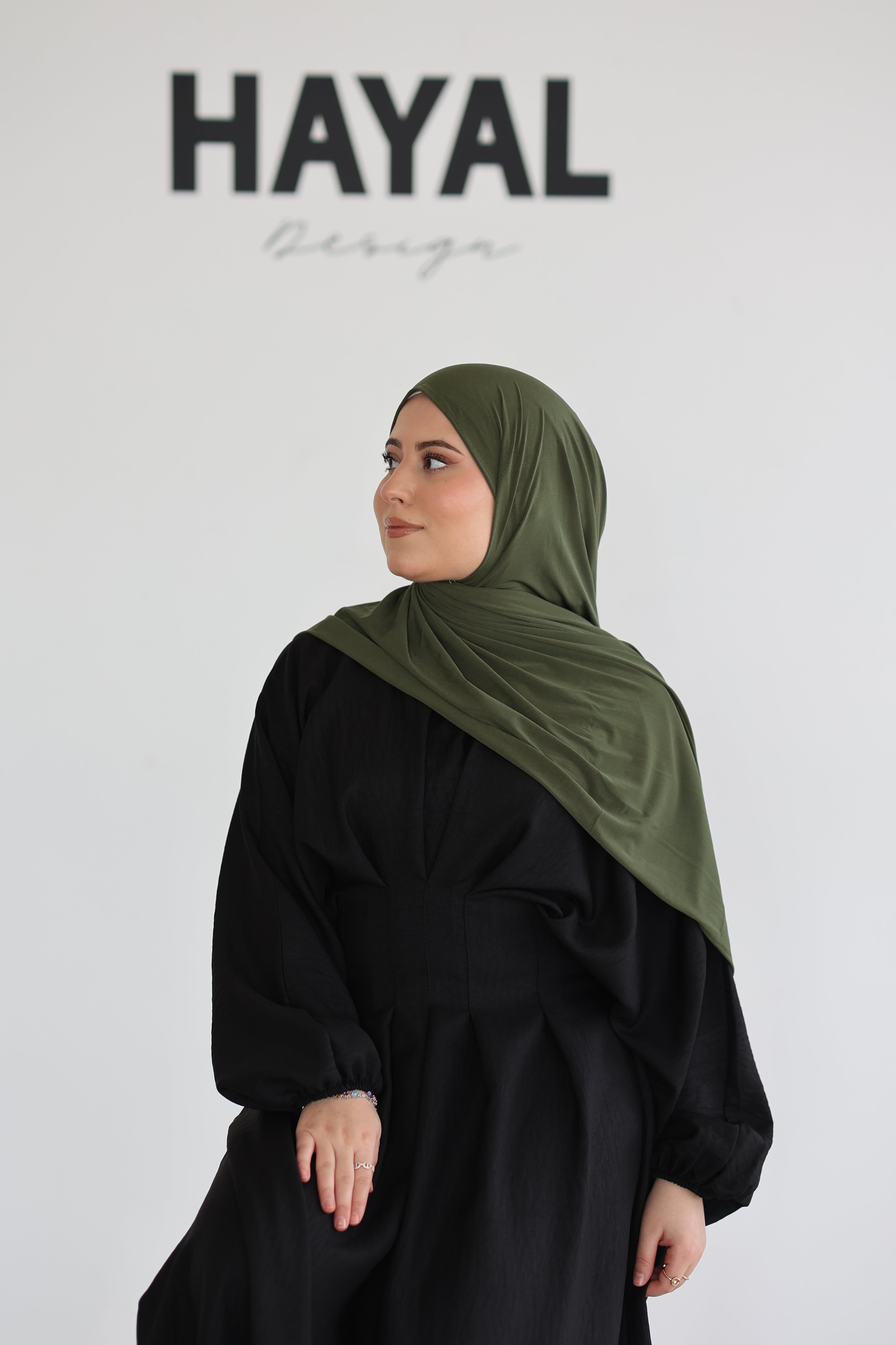 Liquid Jersey in Olive