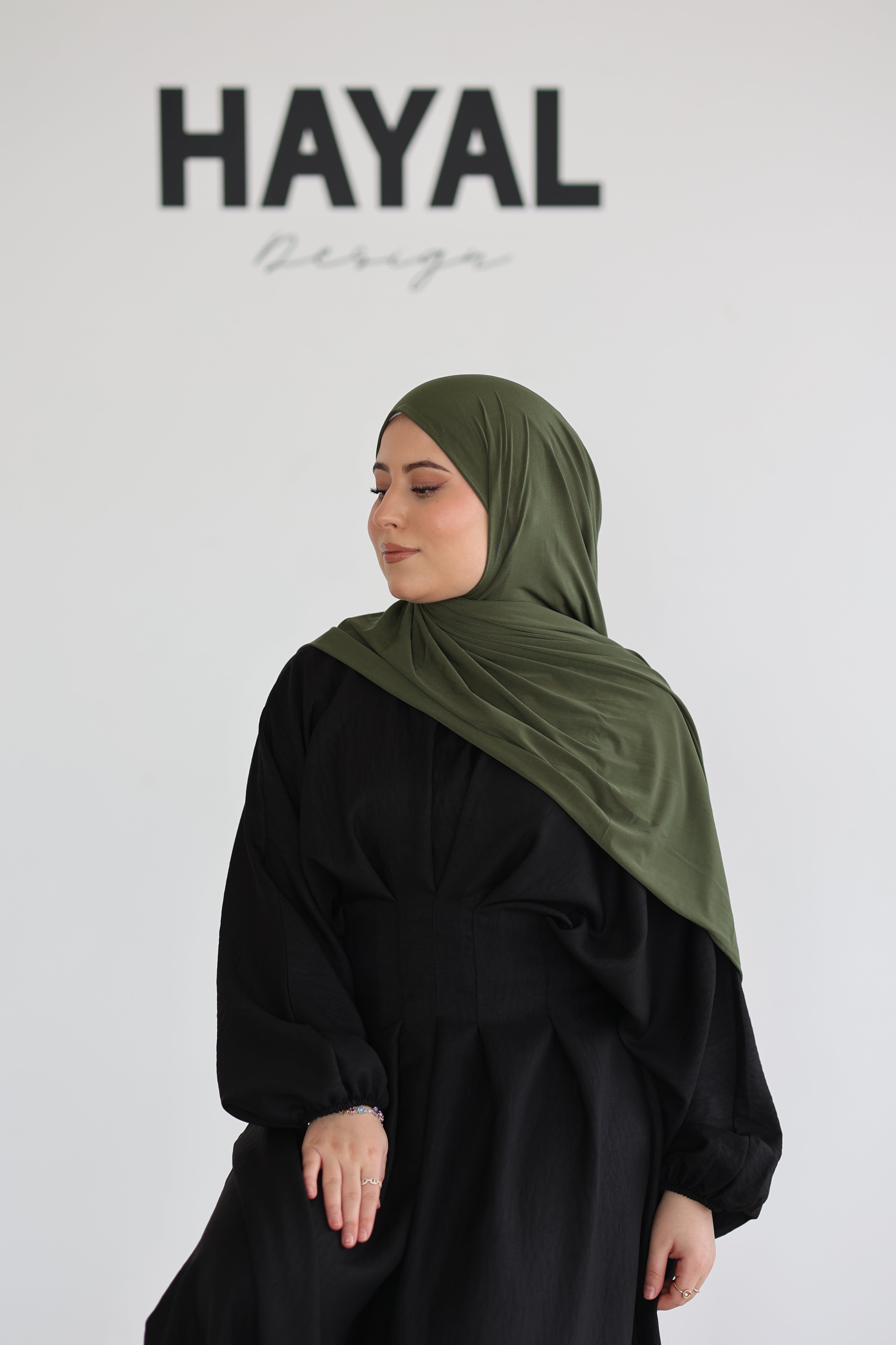 Liquid Jersey in Olive