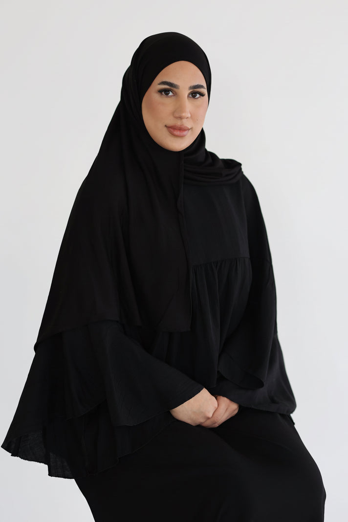 Basic Jersey in Schwarz
