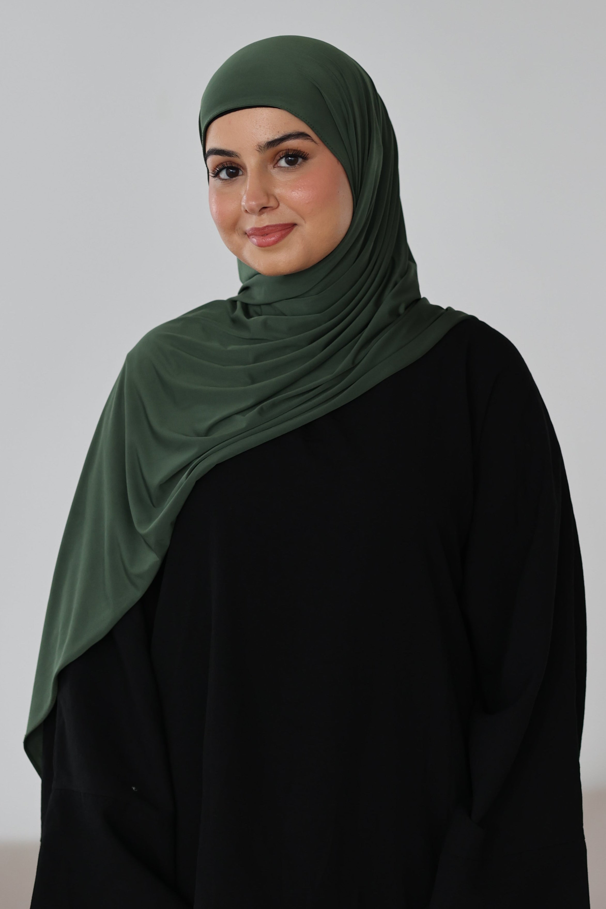 Liquid Jersey in Dark Green