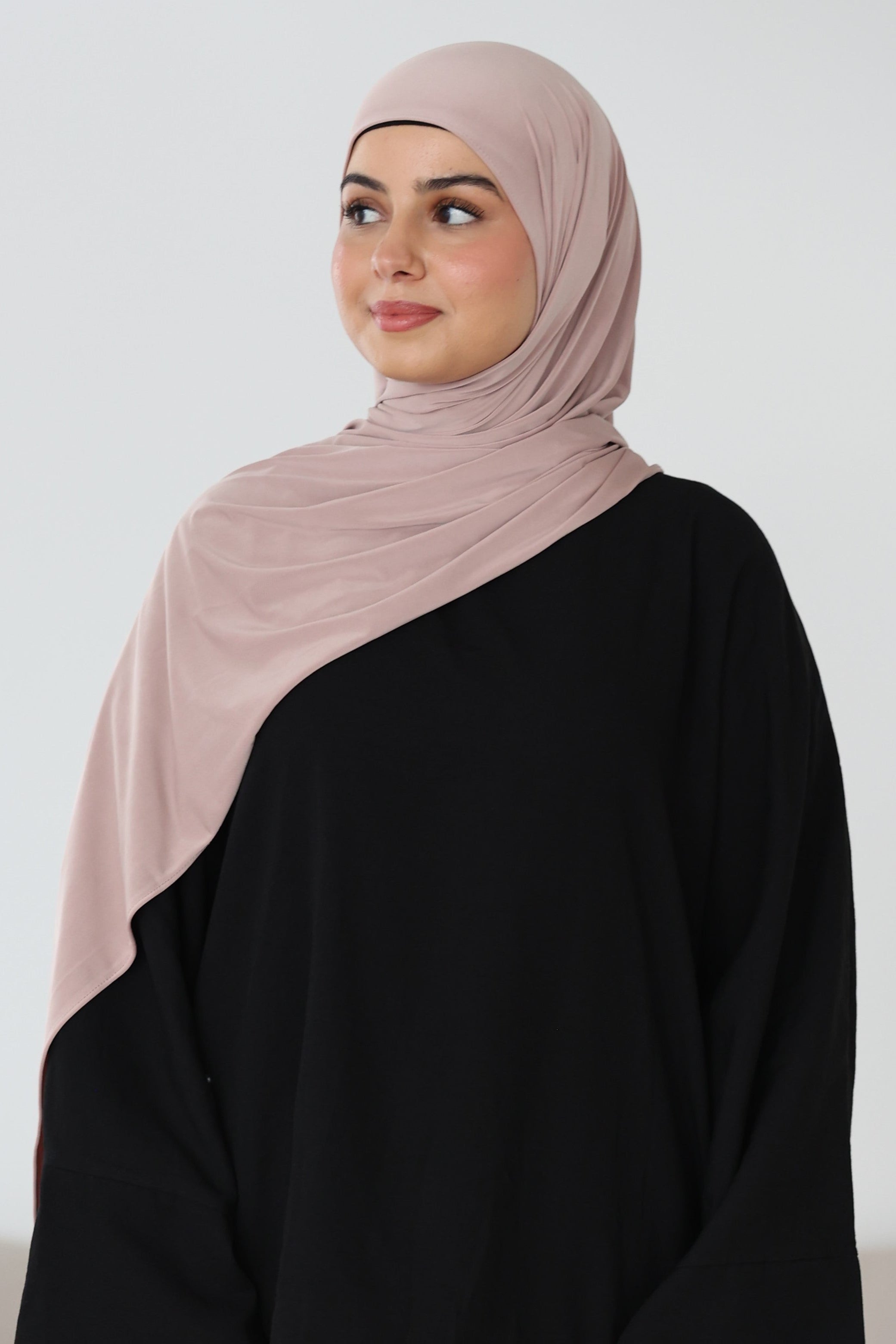 Liquid Jersey in Chai Rose