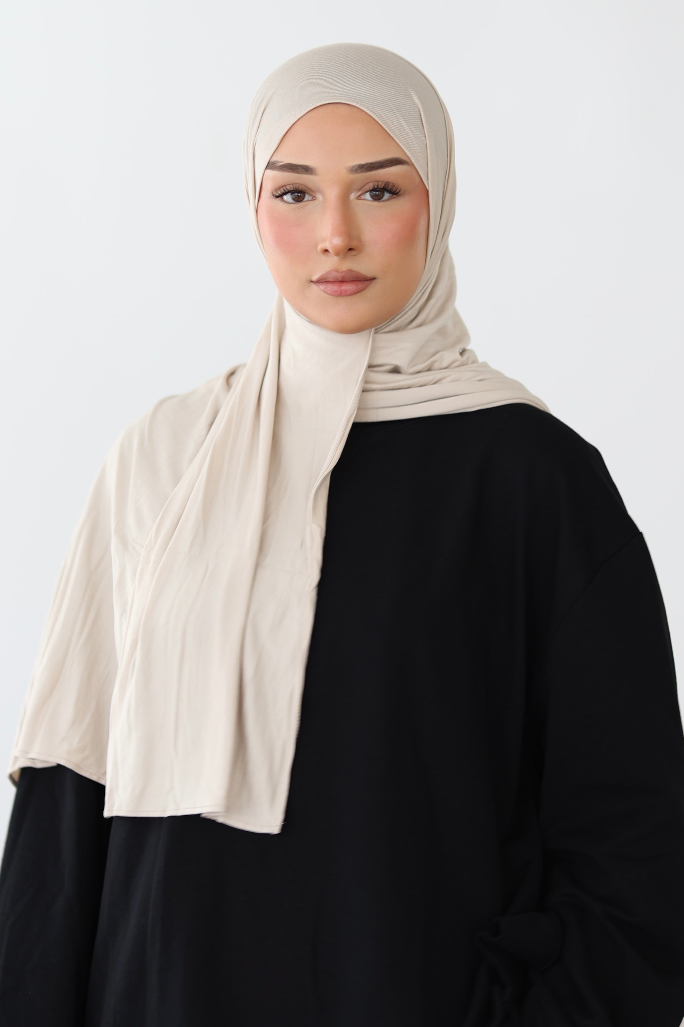 Premium Jersey in Beige