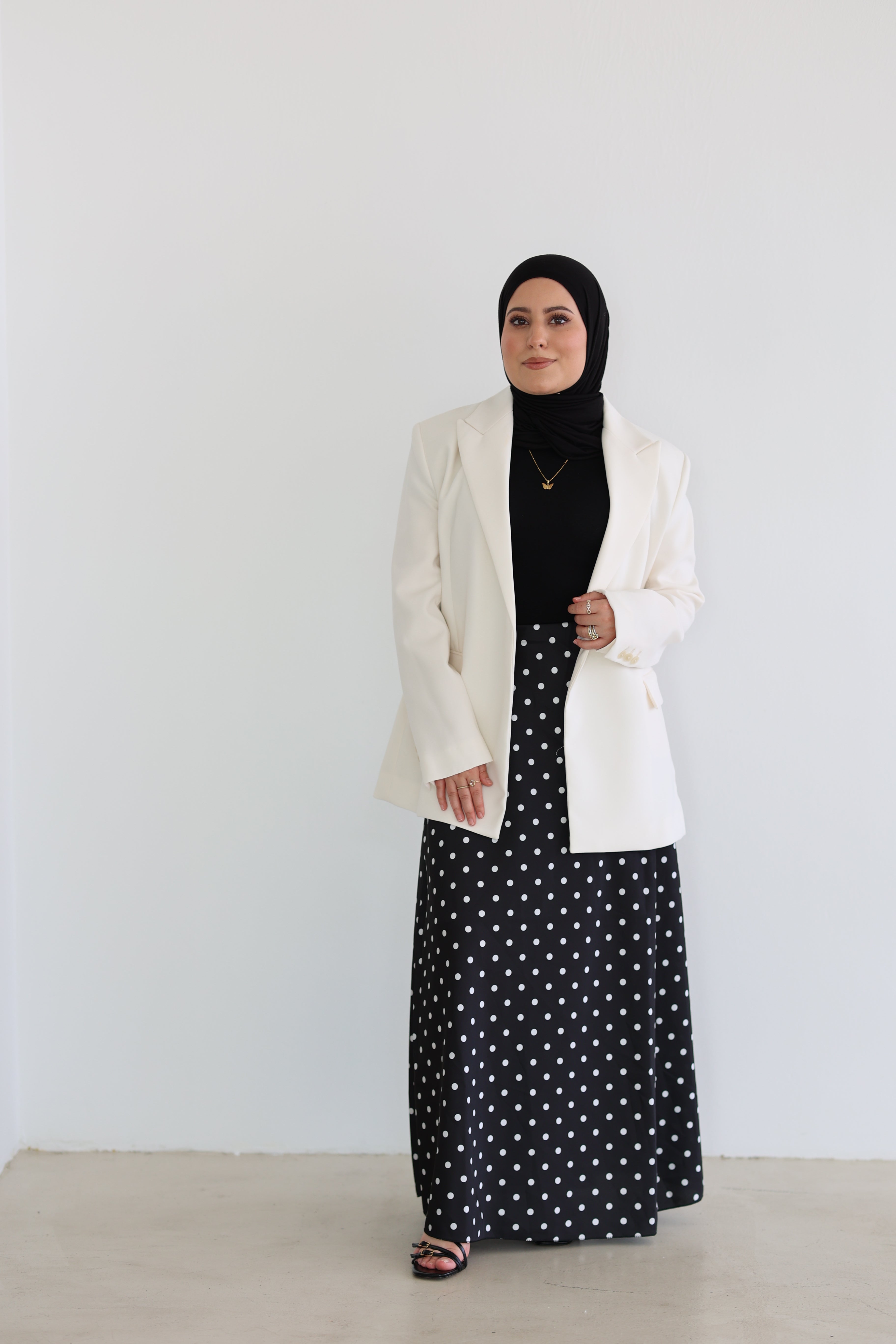 Polka Dot Satinrock