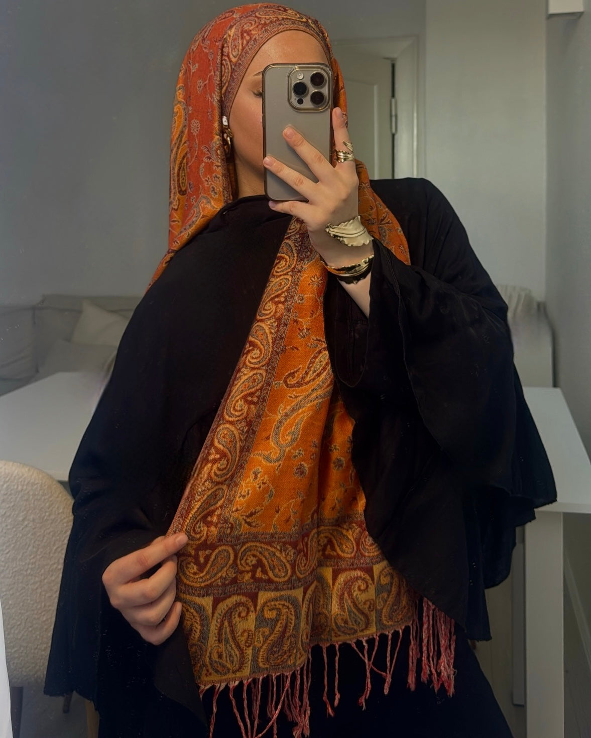 Honey Mango – Premium Pashmina Hijab