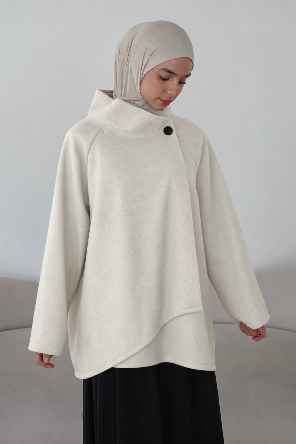 Asymmetrische Jacke