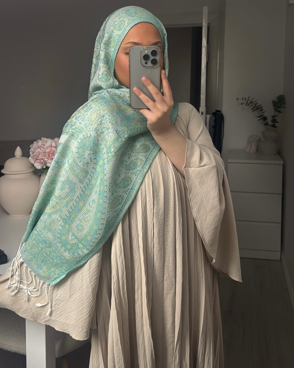 Pistachio Dream – Premium Pashmina Hijab