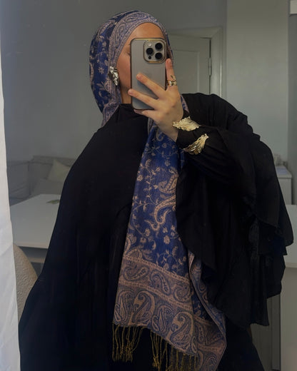 Blueberry Breeze – Premium Pashmina Hijab