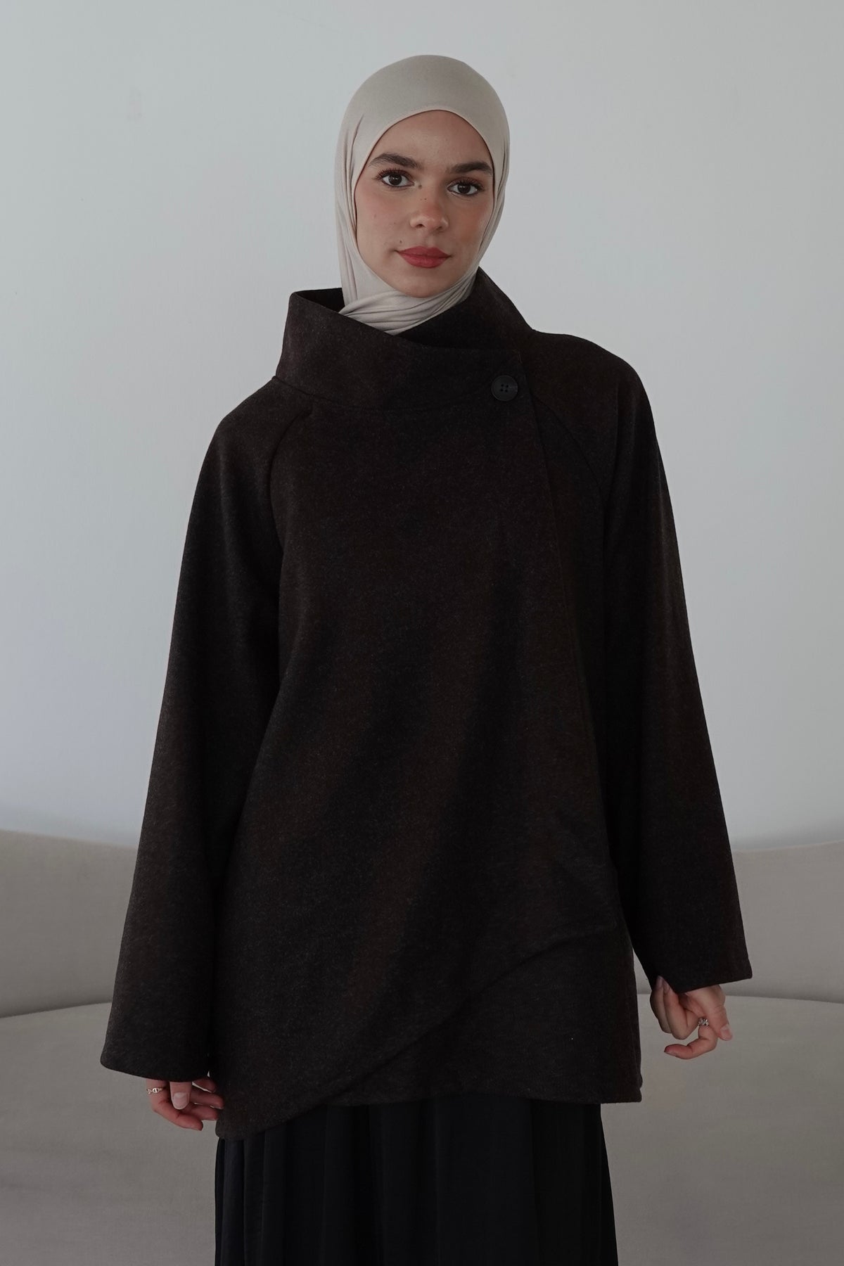 Asymmetrische Jacke