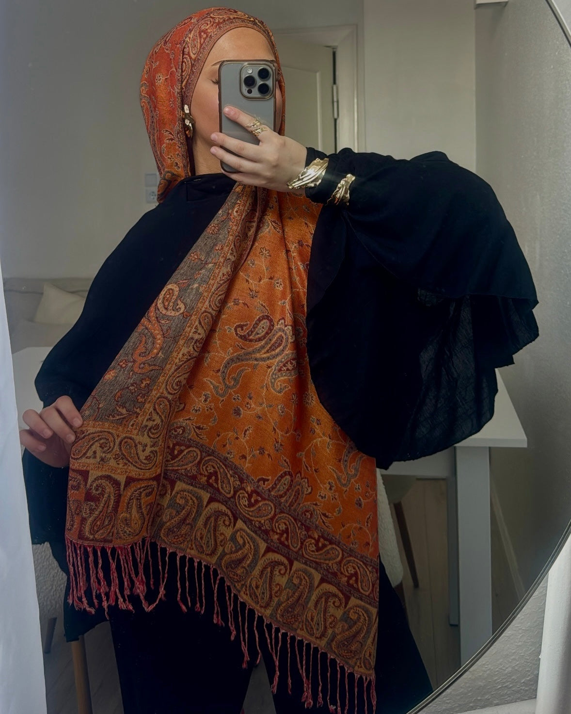 Honey Mango – Premium Pashmina Hijab