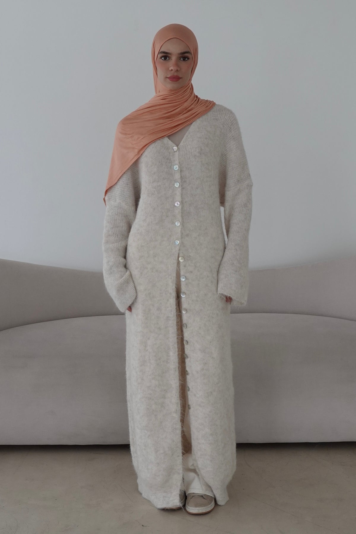 Langer Cardigan
