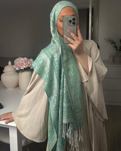 Pistachio Dream – Premium Pashmina Hijab