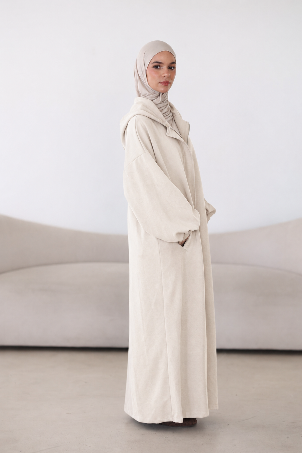 Lana Long Sweatjacke