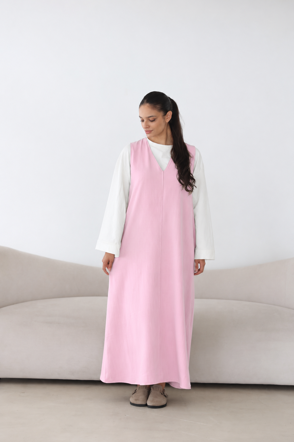 Ärmelloses Maxikleid