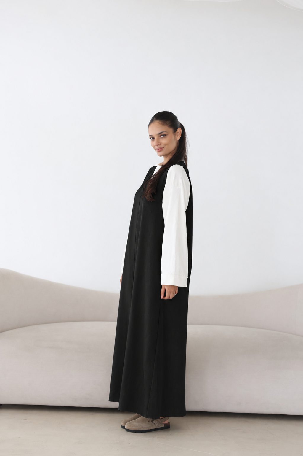 Ärmelloses Maxikleid