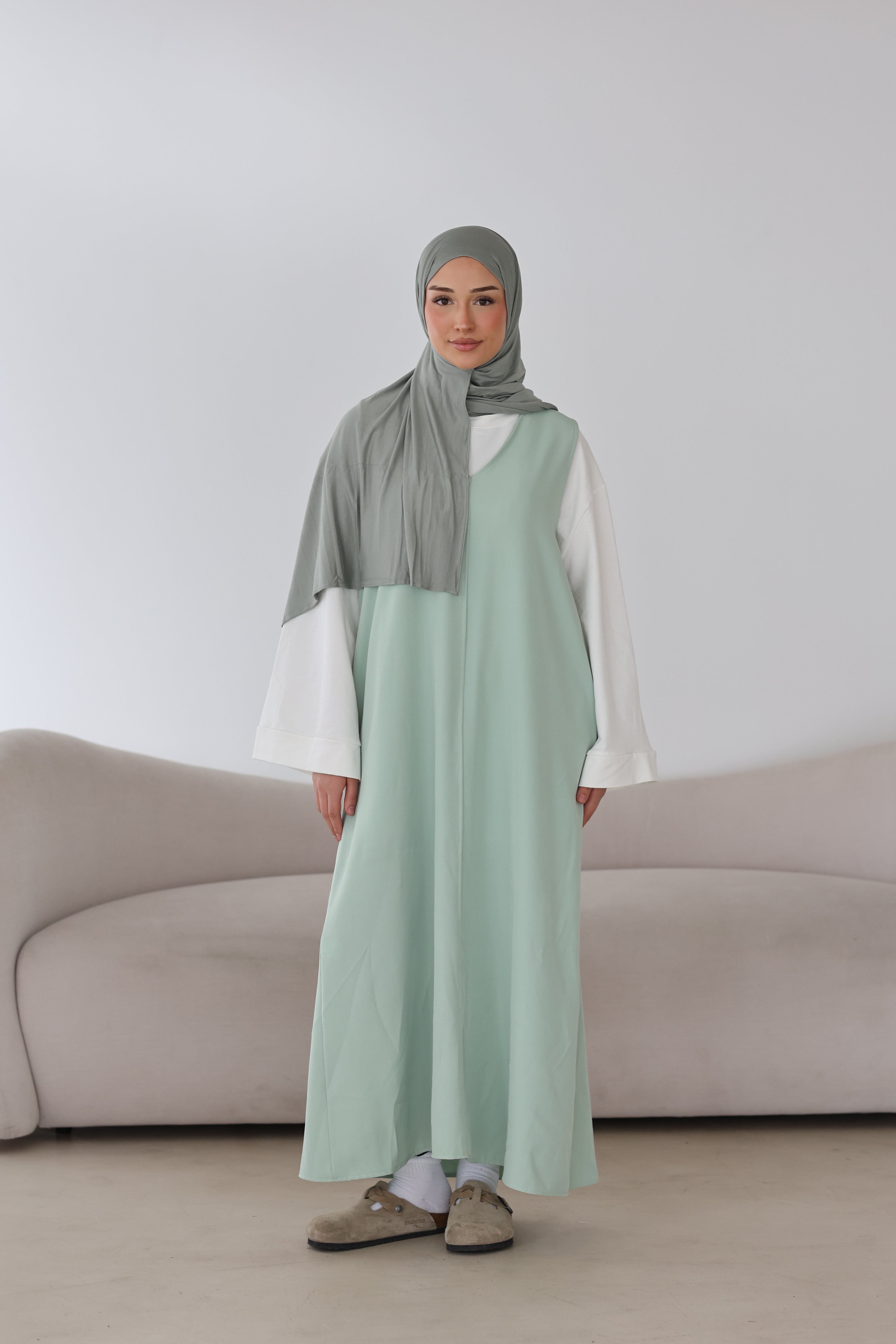Ärmelloses Maxikleid
